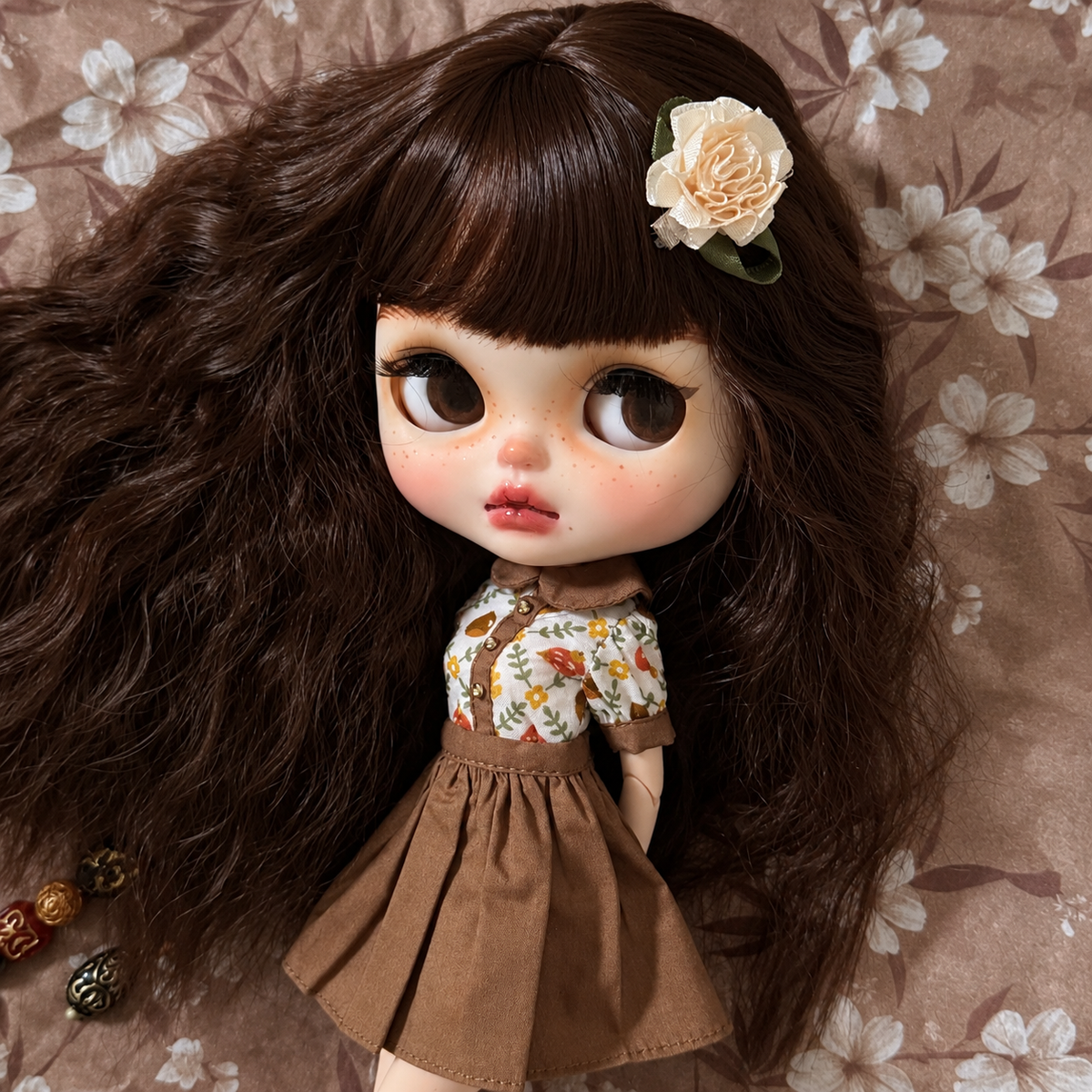 Customized Blythe Doll Full Set – Handmade Doll with Wig, Outfit &19-Joint Body