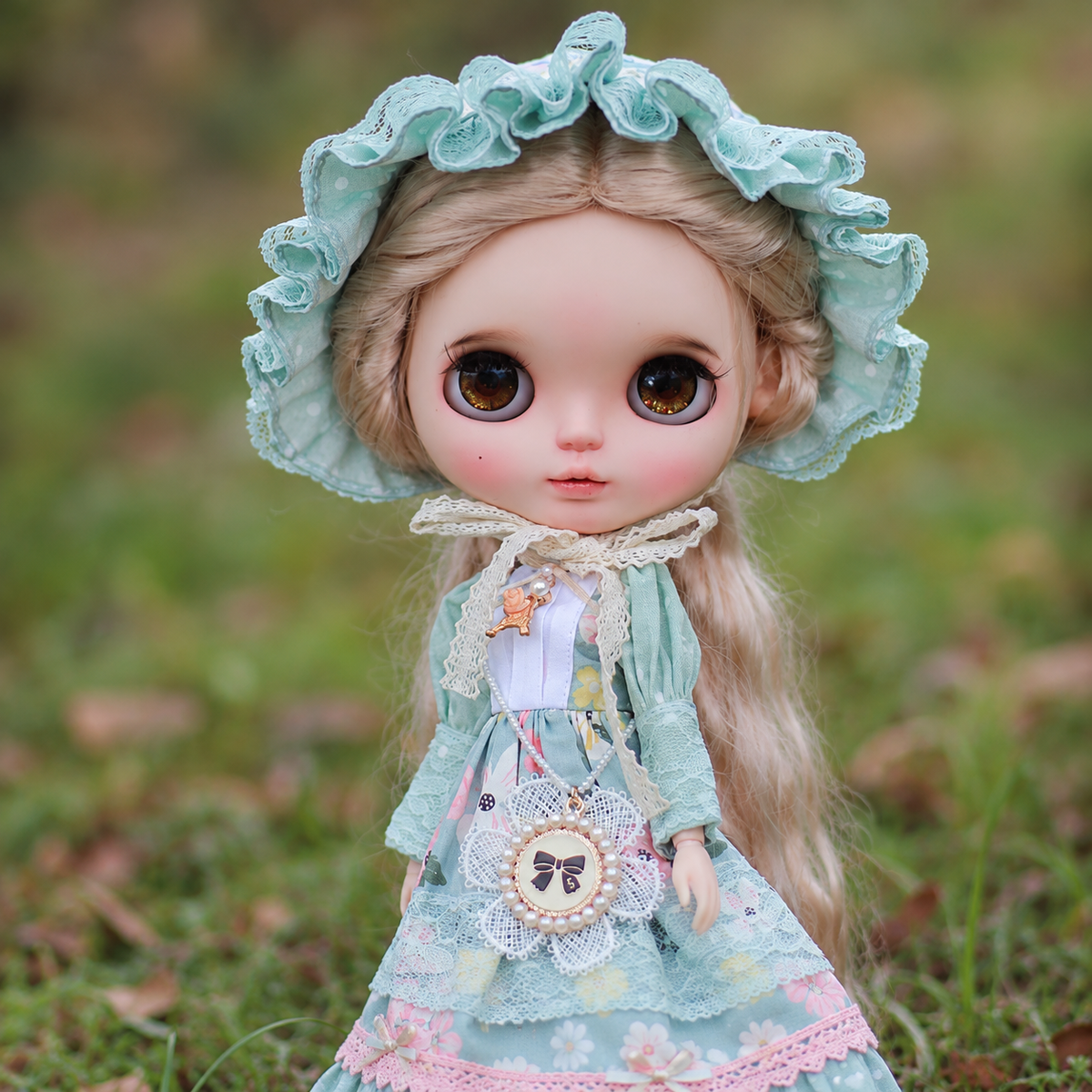 Blythe Doll Dress 2 Piece Set for OB22 OB24 – Handmade Doll Clothes Outfit