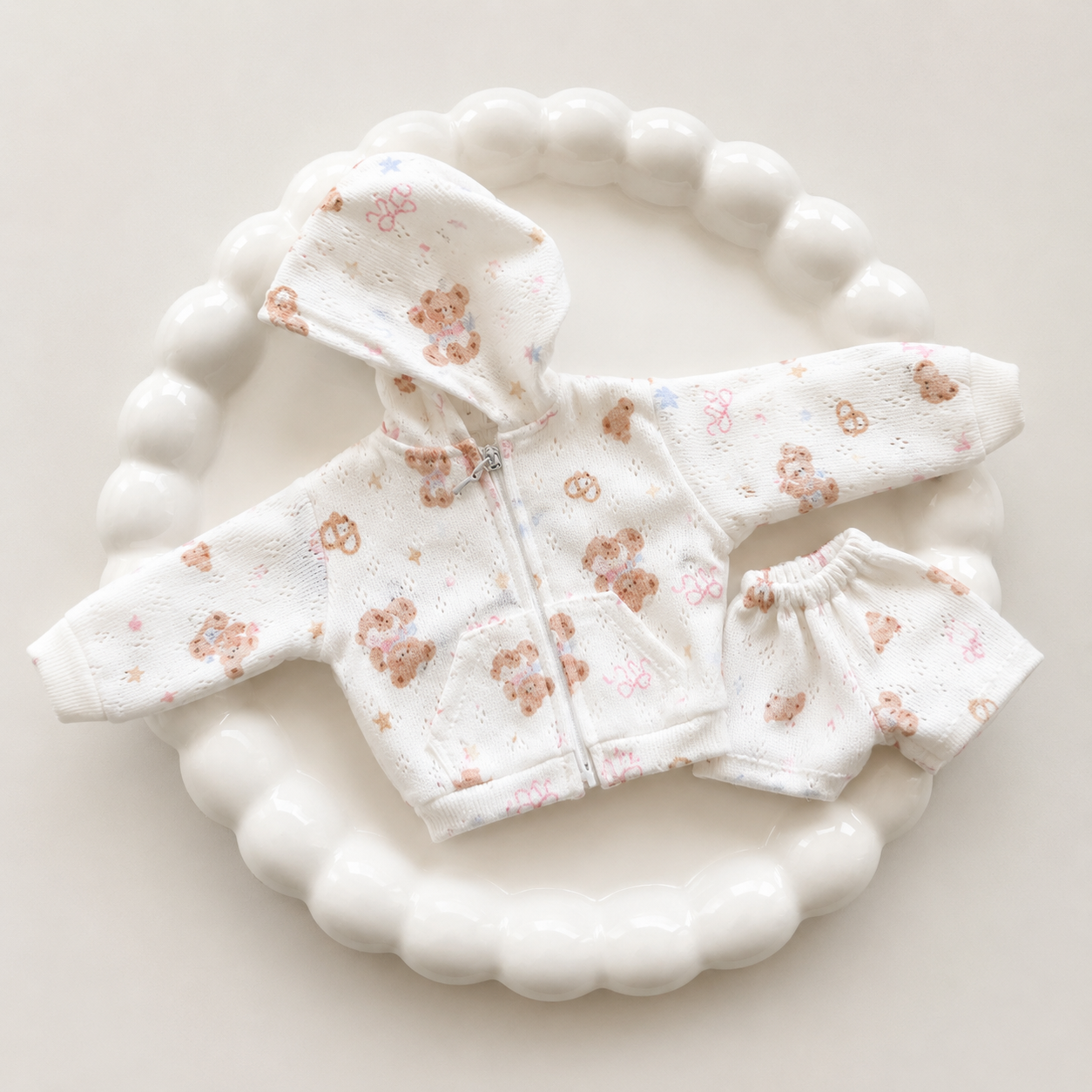 Baby Cotton Pajama Set for Blythe OB22 OB24 Azone Dolls
