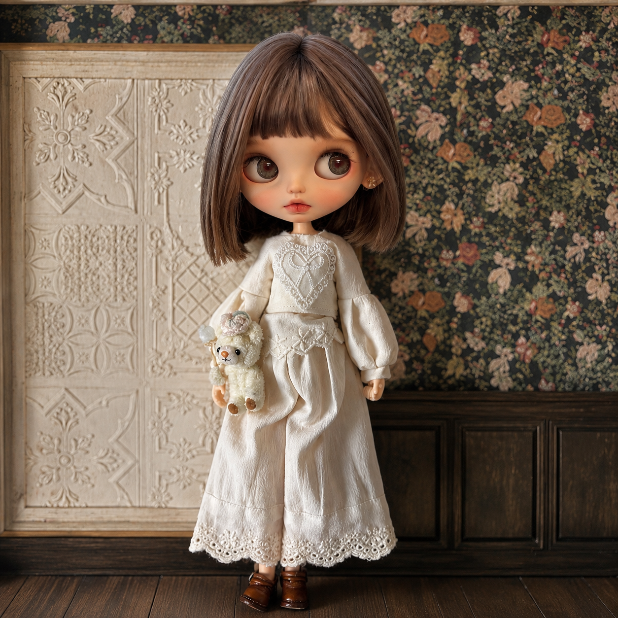 Doll Clothes Set for Blythe OB22 OB24 Azone 1/6 Dolls – Top & Pants Outfit