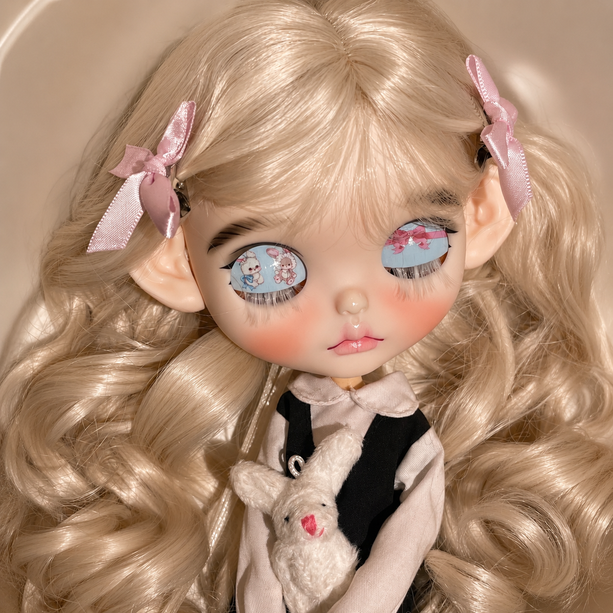 Customized Blythe Doll Full Set – Handmade Doll with Wig, Outfit & 19-Joint Body