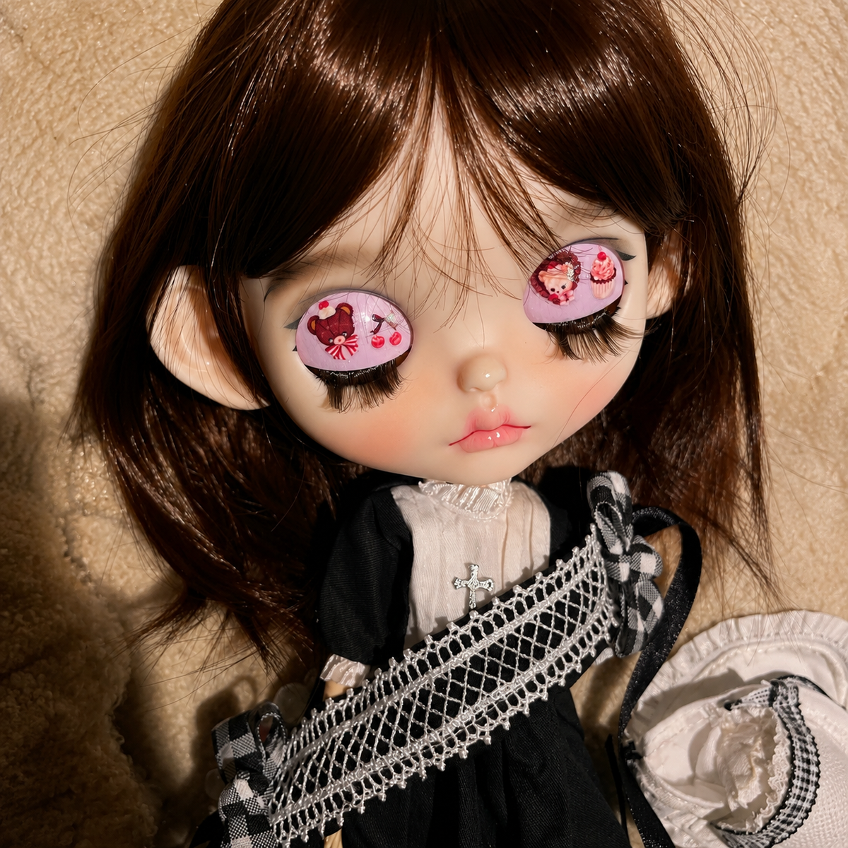 Customized Blythe Doll Full Set – Handmade Doll with Wig, Outfit & 19-Joint Body