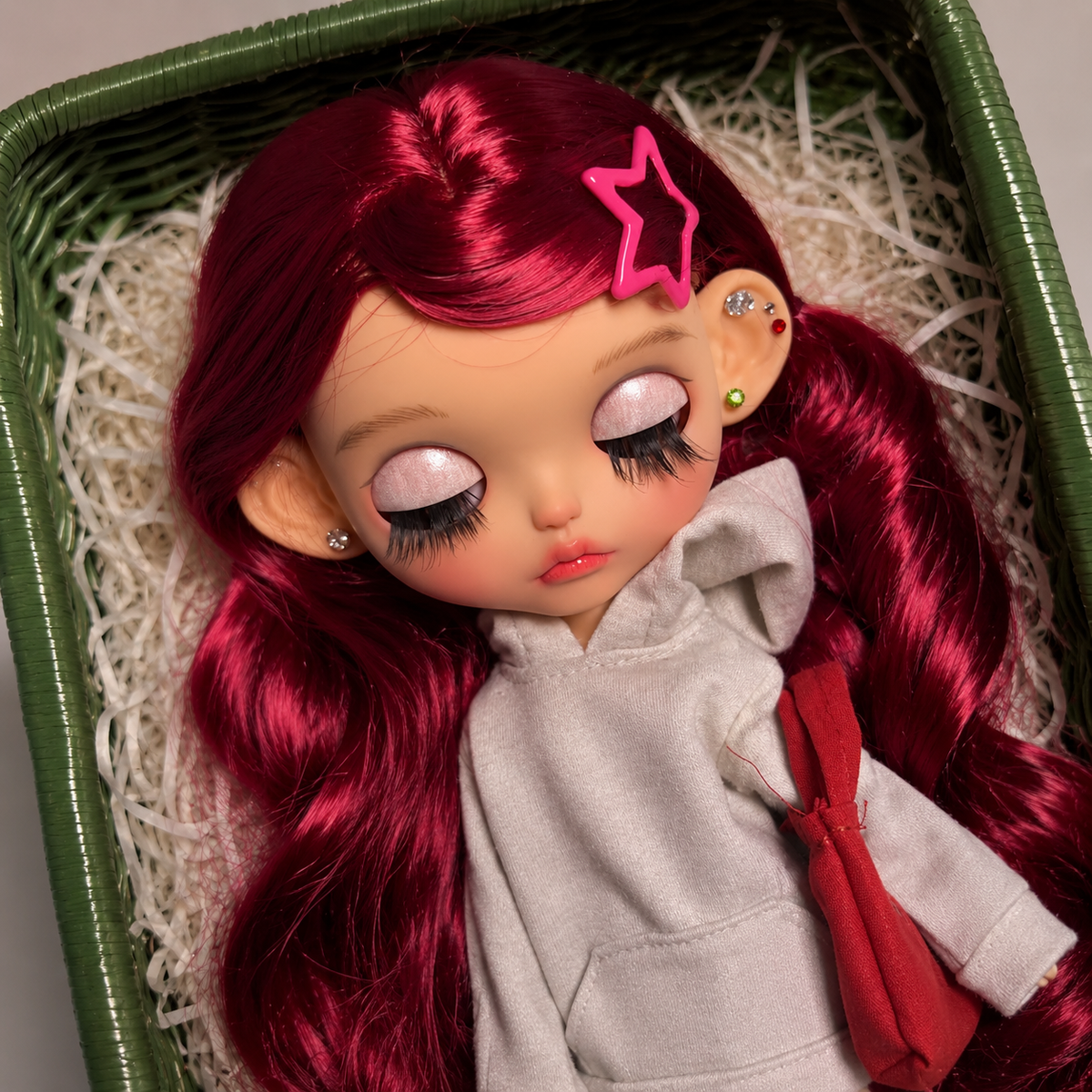 Customized Blythe Doll Full Set – Handmade Doll with Wig, Outfit & 19-Joint Body