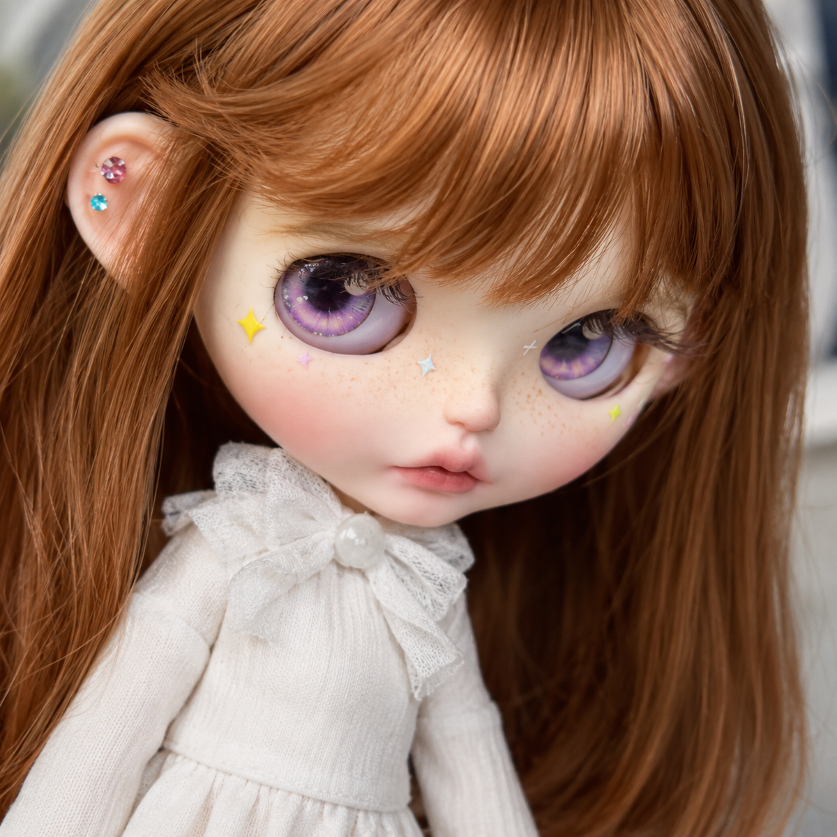 Customized Blythe Doll Full Set – Handmade Doll with Wig, Outfit & 19-Joint Body