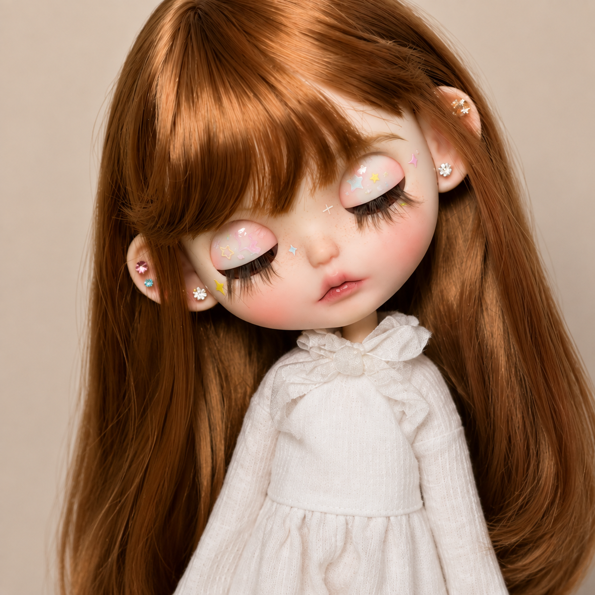 Customized Blythe Doll Full Set – Handmade Doll with Wig, Outfit & 19-Joint Body