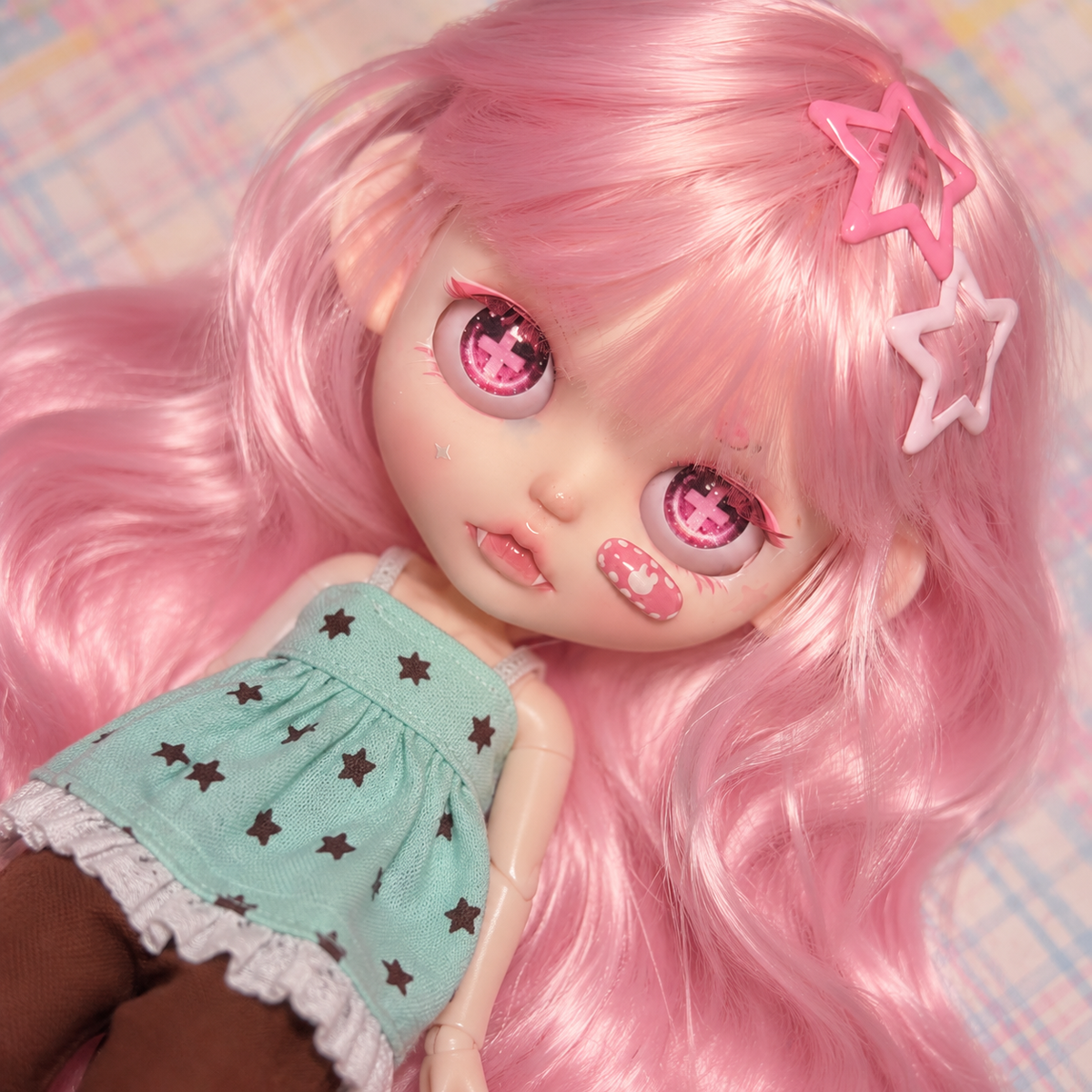 Customized Blythe Doll Full Set – Handmade Doll with Wig, Outfit & 19-Joint Body