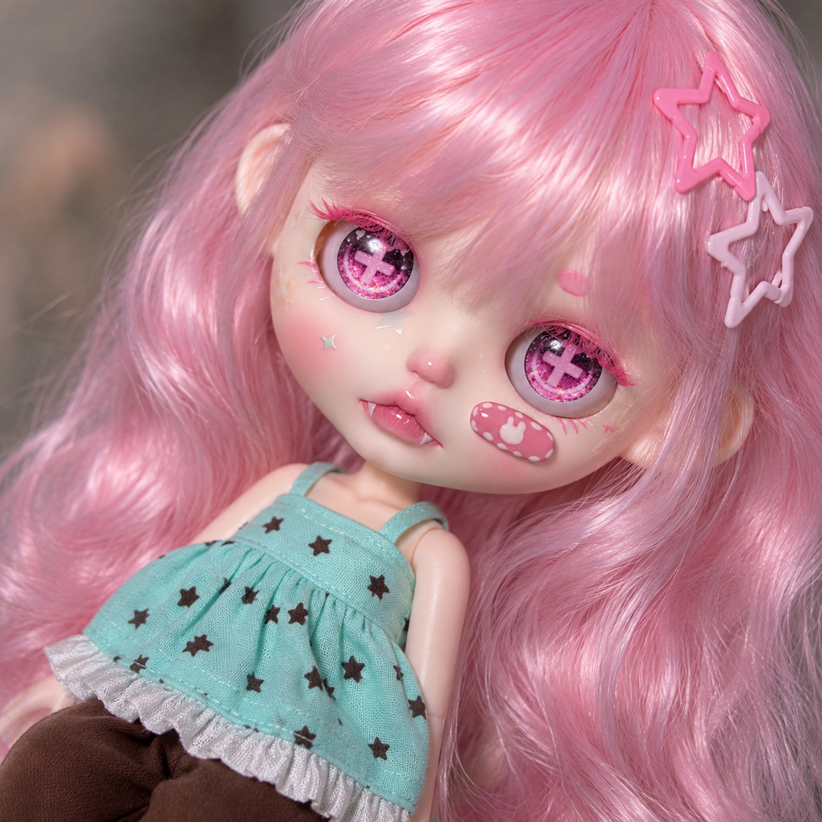 Customized Blythe Doll Full Set – Handmade Doll with Wig, Outfit & 19-Joint Body