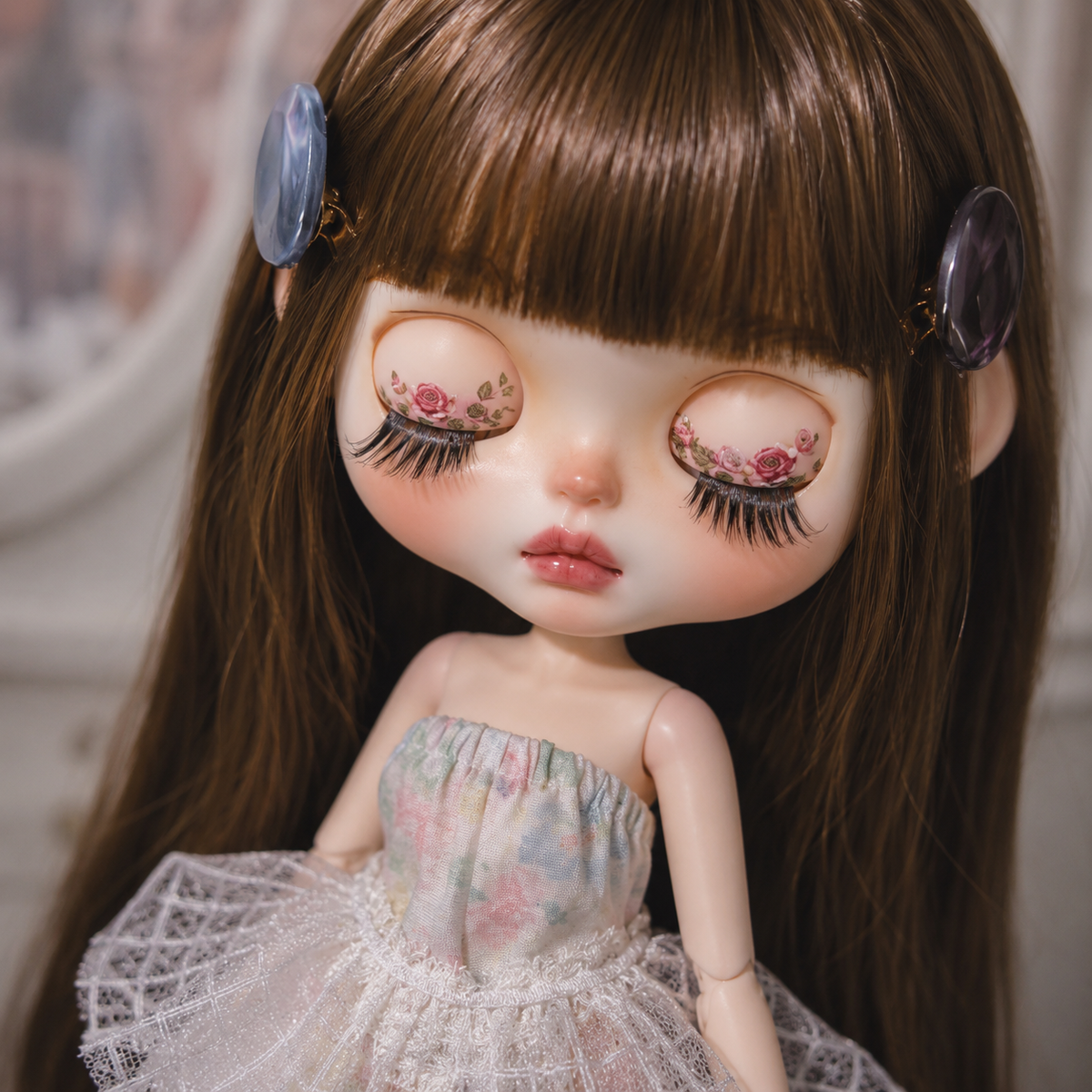 Customized Blythe Doll Full Set – Handmade Doll with Wig, Outfit & 19-Joint Body