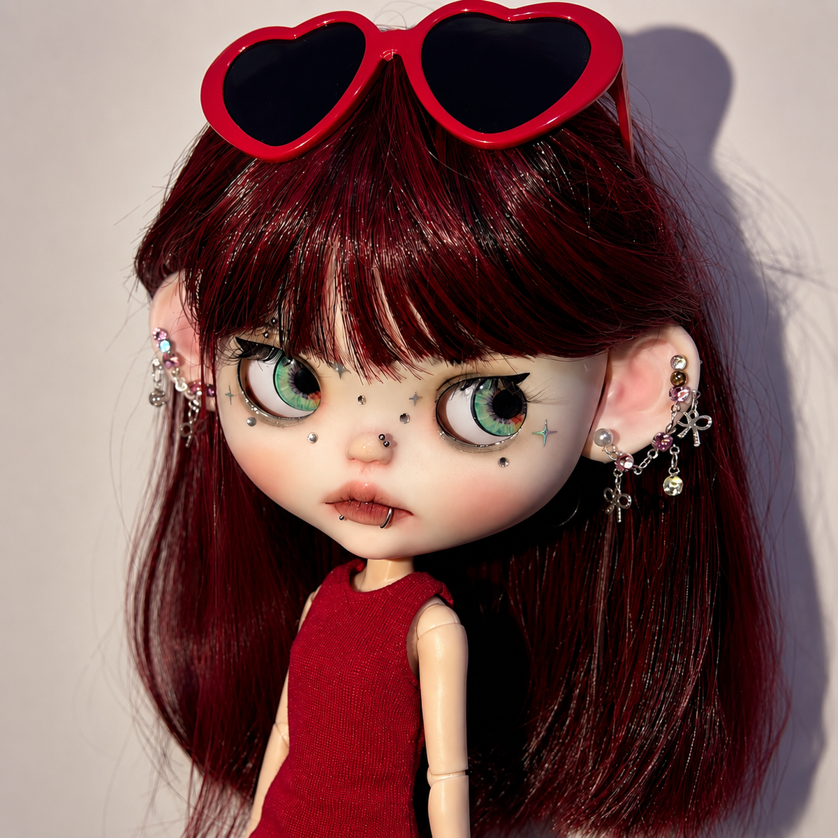 Customized Blythe Doll Full Set – Handmade Doll with Wig, Outfit & 19-Joint Body