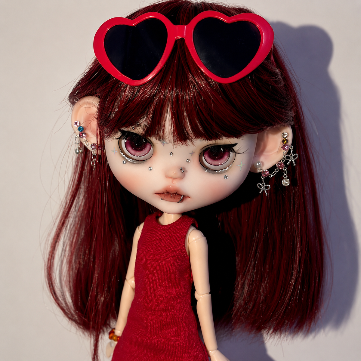 Customized Blythe Doll Full Set – Handmade Doll with Wig, Outfit & 19-Joint Body