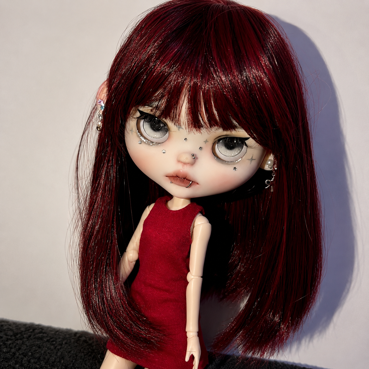 Customized Blythe Doll Full Set – Handmade Doll with Wig, Outfit & 19-Joint Body
