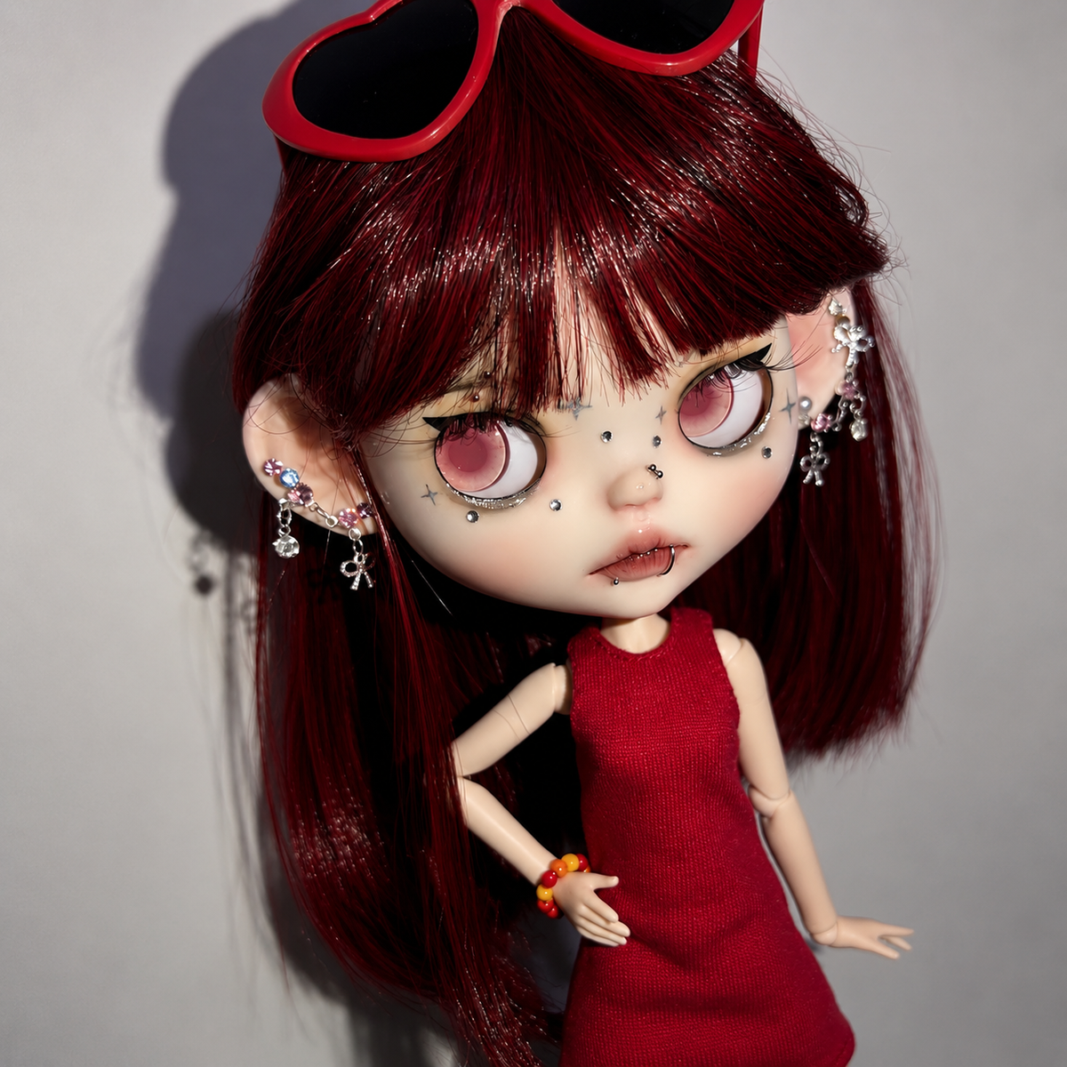 Customized Blythe Doll Full Set – Handmade Doll with Wig, Outfit & 19-Joint Body