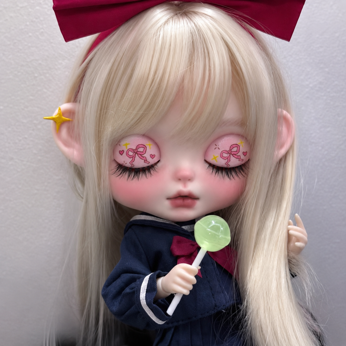 Customized Blythe Doll Full Set – Handmade Doll with Wig, Outfit & 19-Joint Body