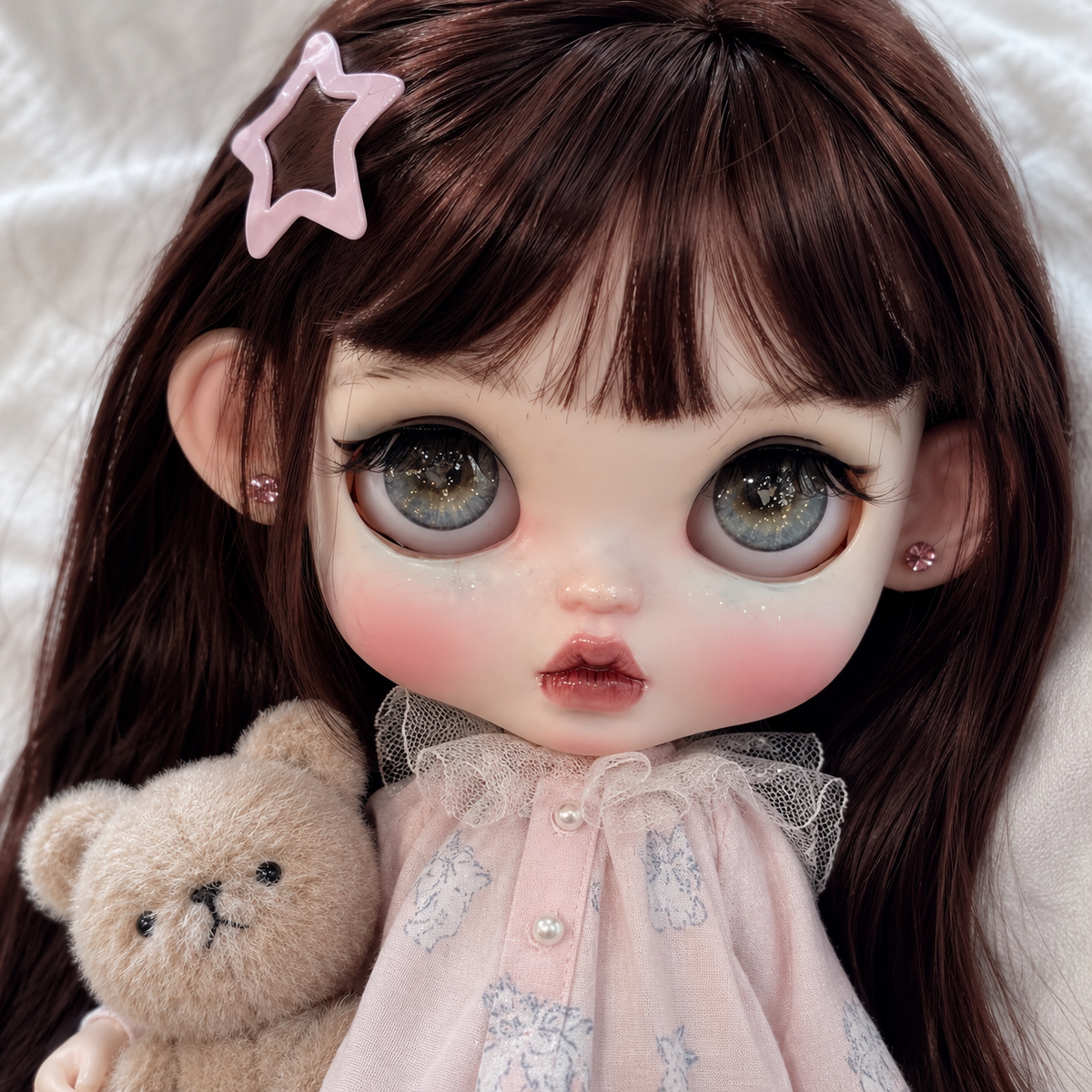 Customized Blythe Doll Full Set – Handmade Doll with Wig, Outfit & 19-Joint Body