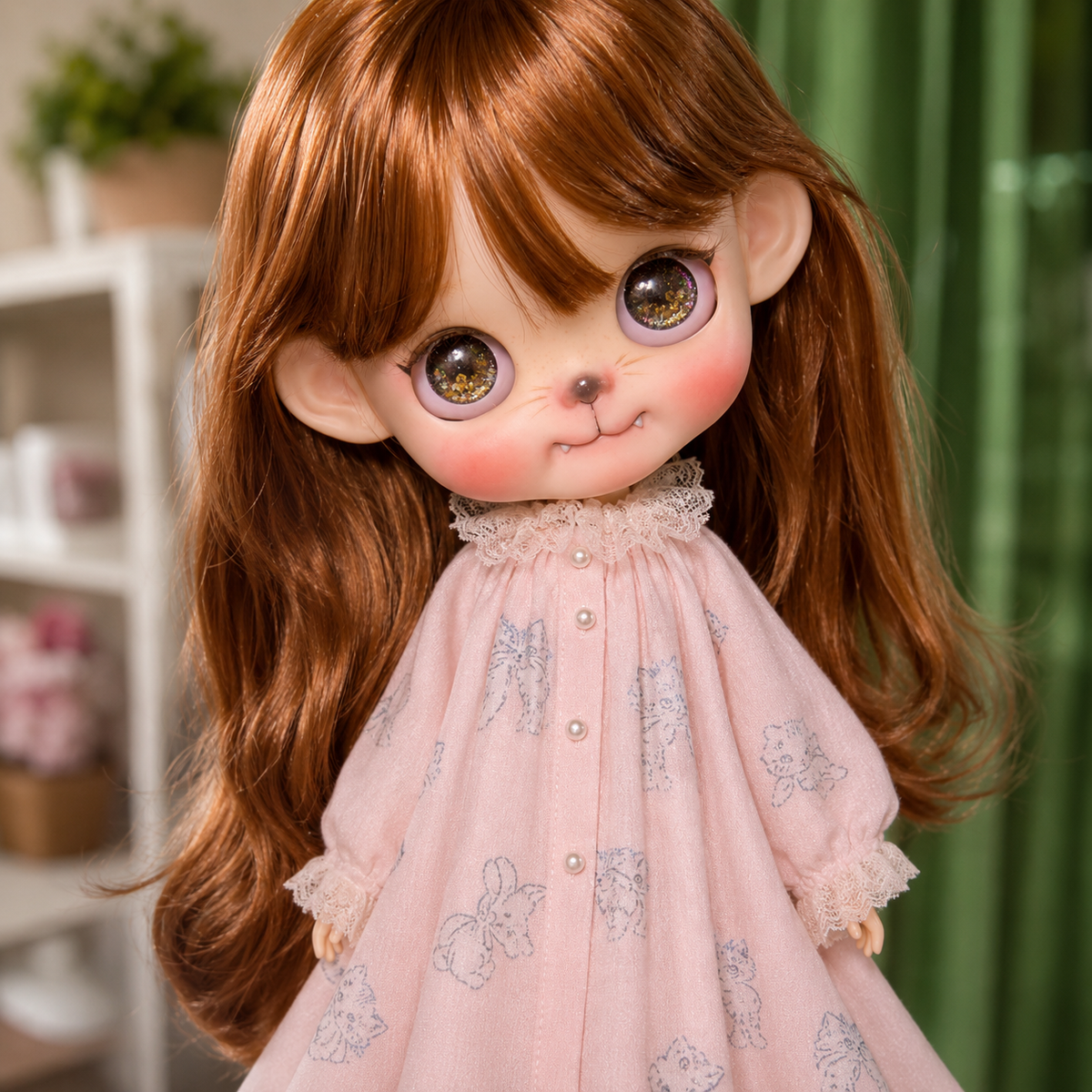 Customized Blythe Doll Full Set – Handmade Doll with Wig, Outfit & 19-Joint Body