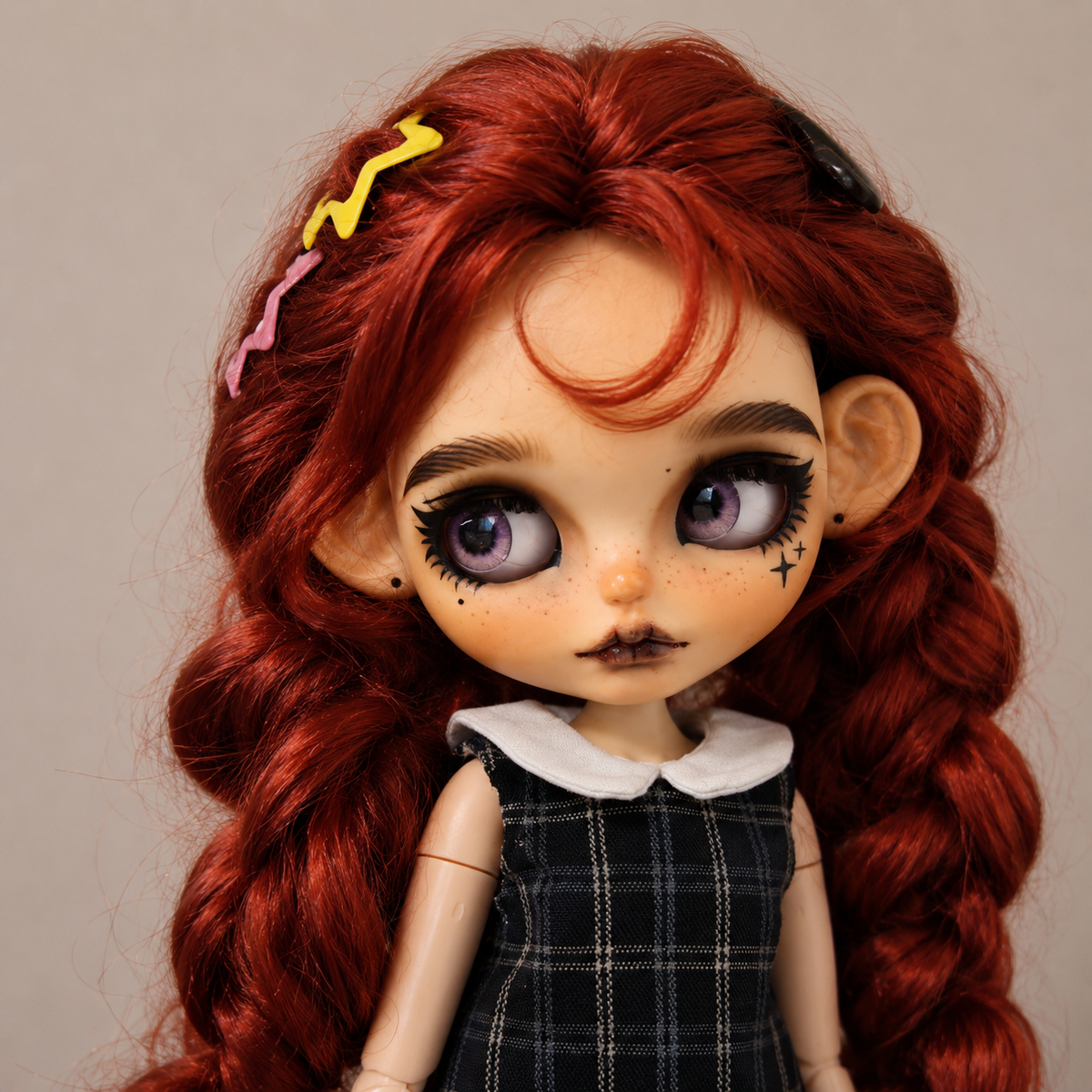 Customized Blythe Doll Full Set – Handmade Doll with Wig, Outfit & 19-Joint Body