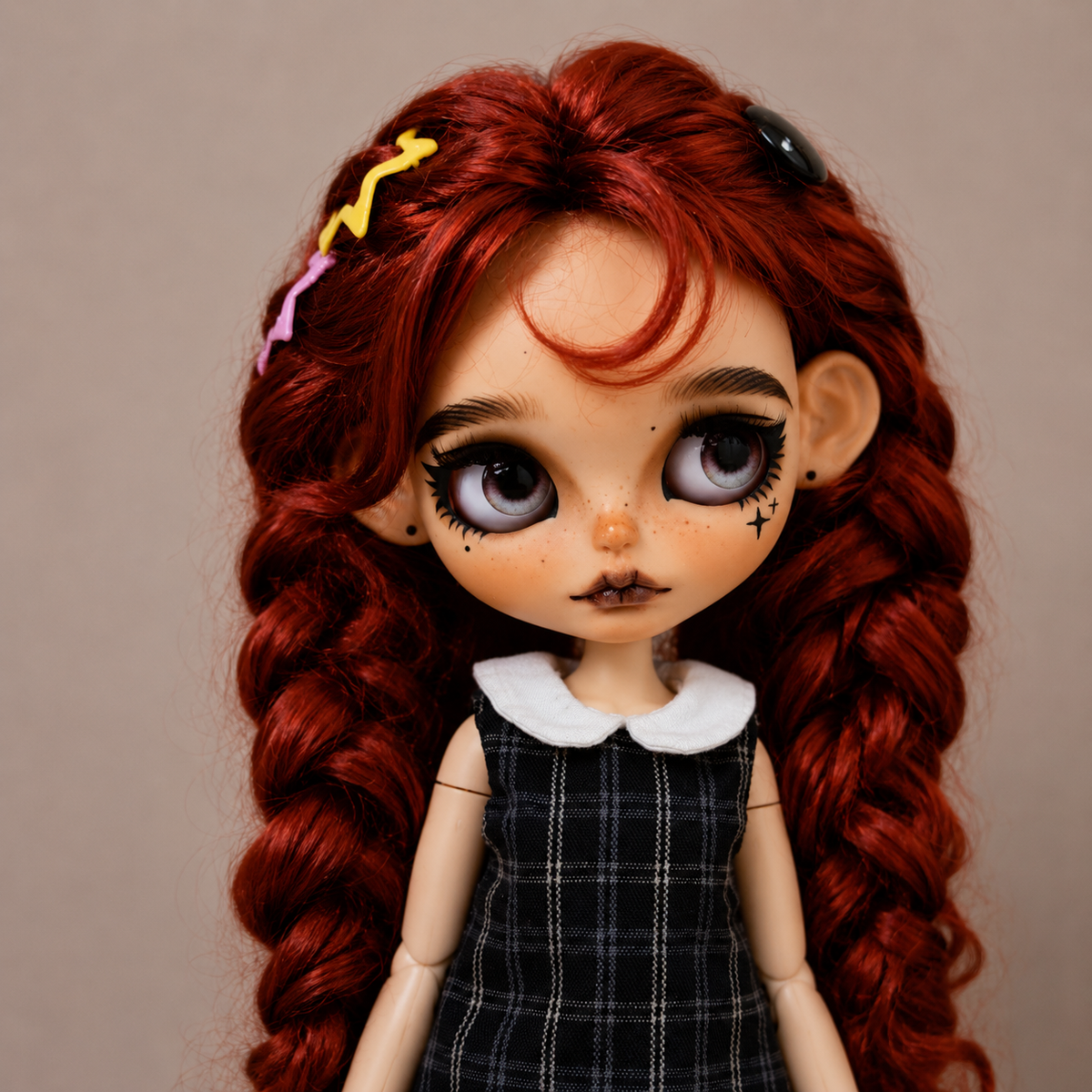 Customized Blythe Doll Full Set – Handmade Doll with Wig, Outfit & 19-Joint Body