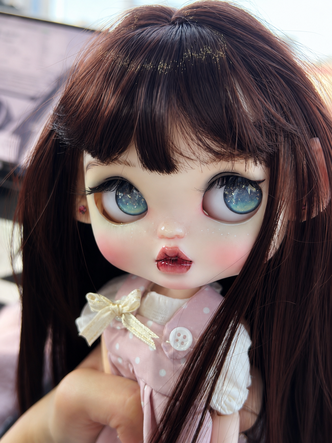 Customized Blythe Doll Full Set – Handmade Doll with Wig, Outfit & 19-Joint Body