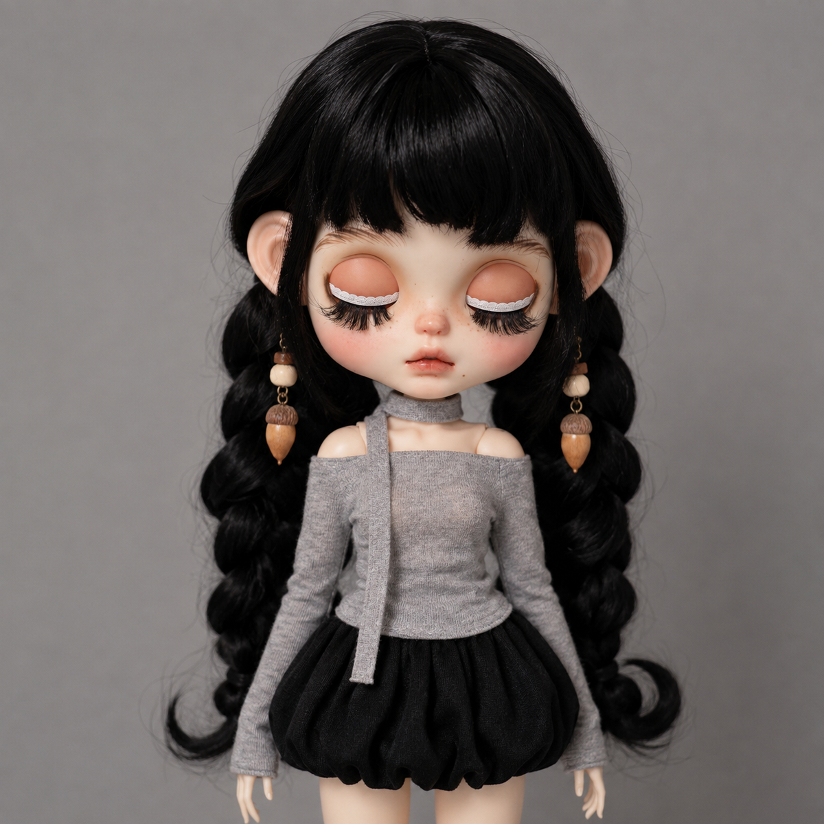 Customized Blythe Doll Full Set – Handmade Doll with Wig, Outfit & 19-Joint Body