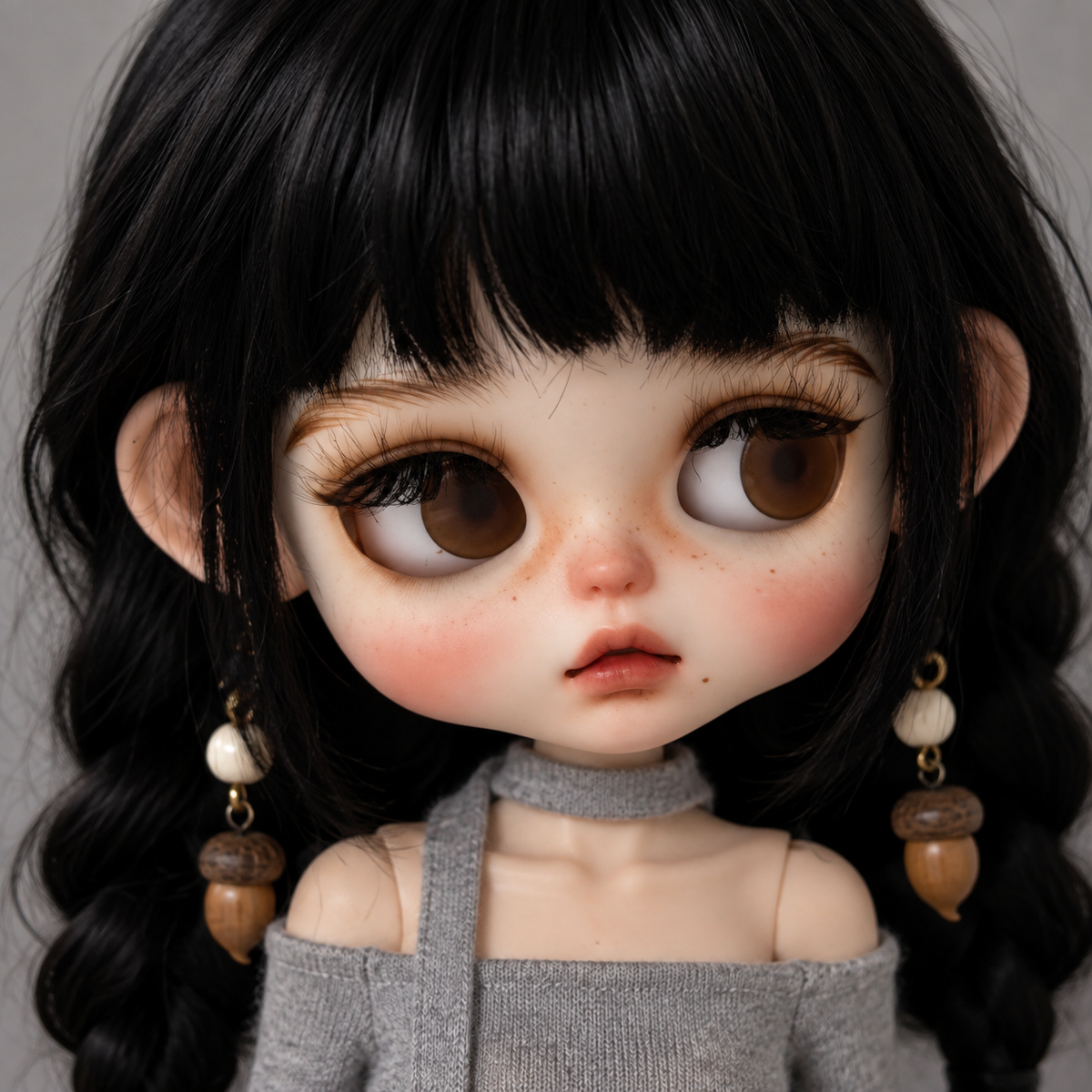 Customized Blythe Doll Full Set – Handmade Doll with Wig, Outfit & 19-Joint Body