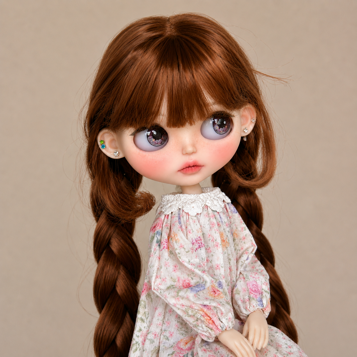 Customized Blythe Doll Full Set – Handmade Doll with Wig, Outfit & 19-Joint Body