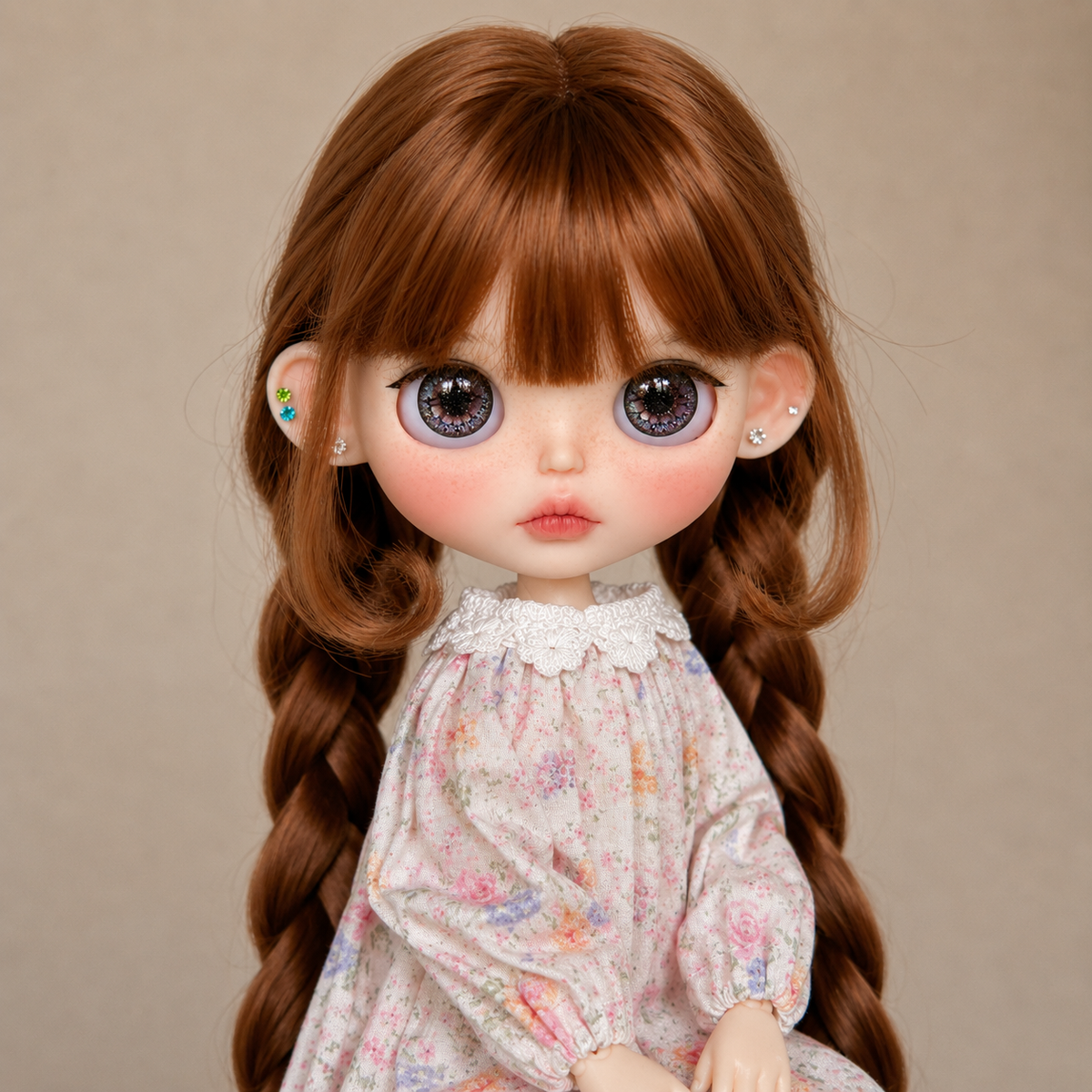 Customized Blythe Doll Full Set – Handmade Doll with Wig, Outfit & 19-Joint Body