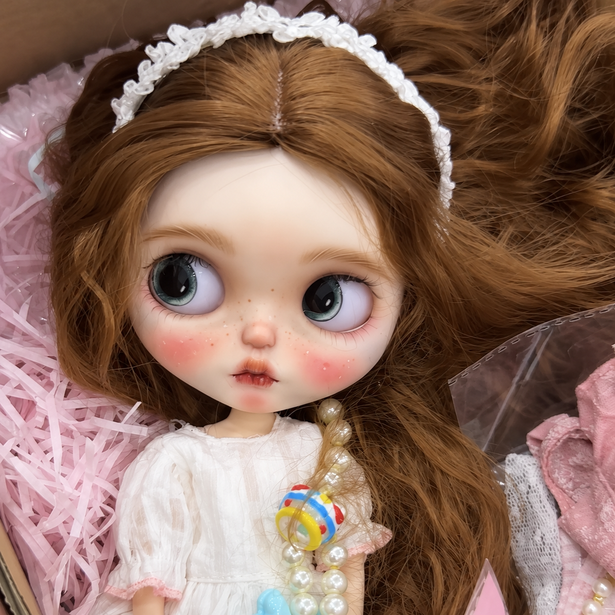Customized Blythe Doll Full Set – Handmade Doll with Wig, Outfit & 19-Joint Body