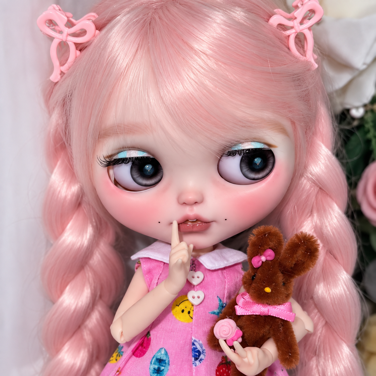 Customized Blythe Doll Full Set – Handmade Doll with Wig, Outfit & 19-Joint Body