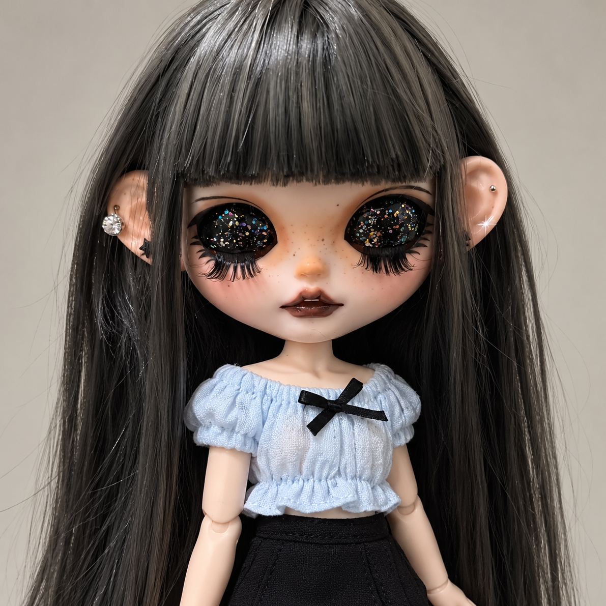 Customized Blythe Doll Full Set – Handmade Doll with Wig, Outfit & 19-Joint Body