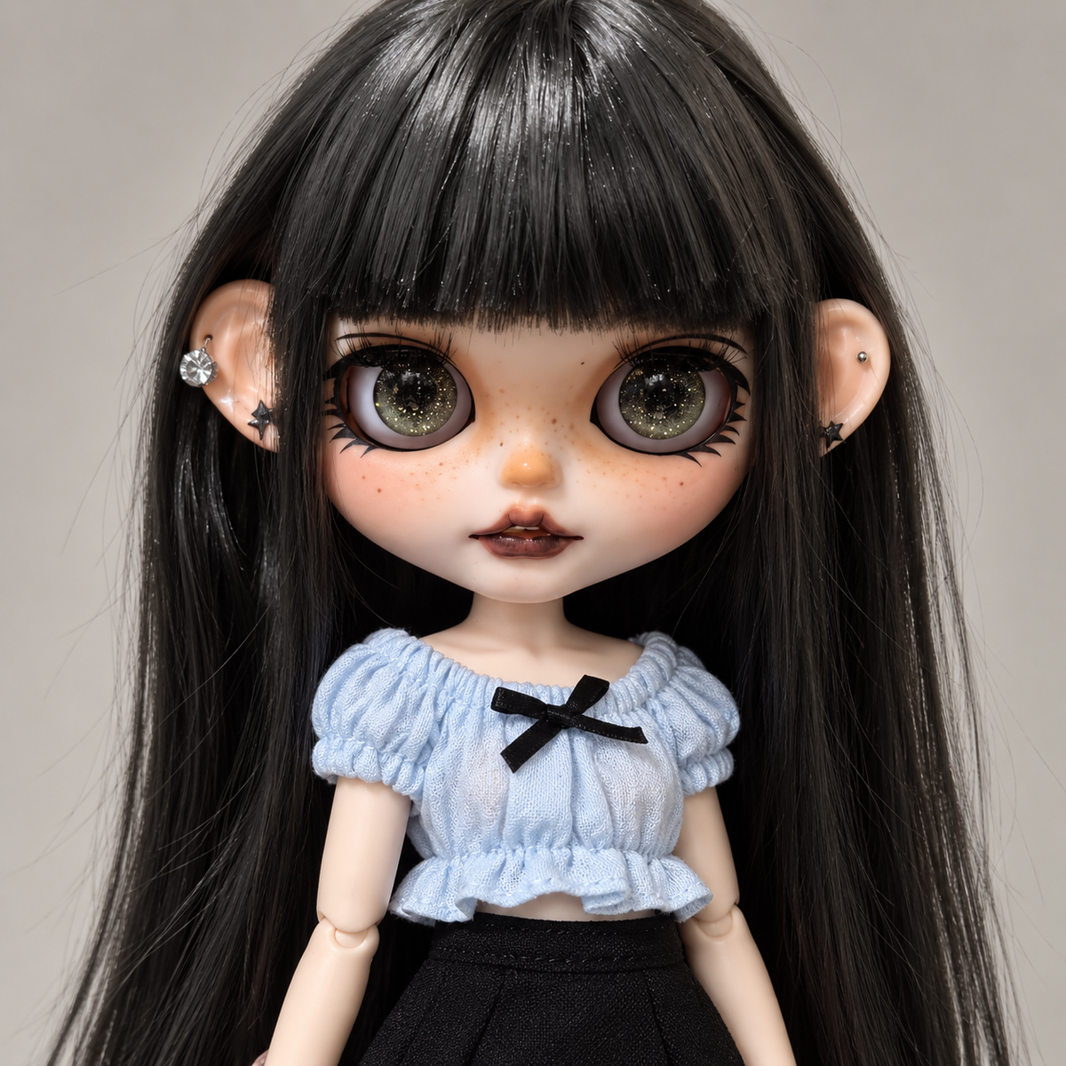 Customized Blythe Doll Full Set – Handmade Doll with Wig, Outfit & 19-Joint Body