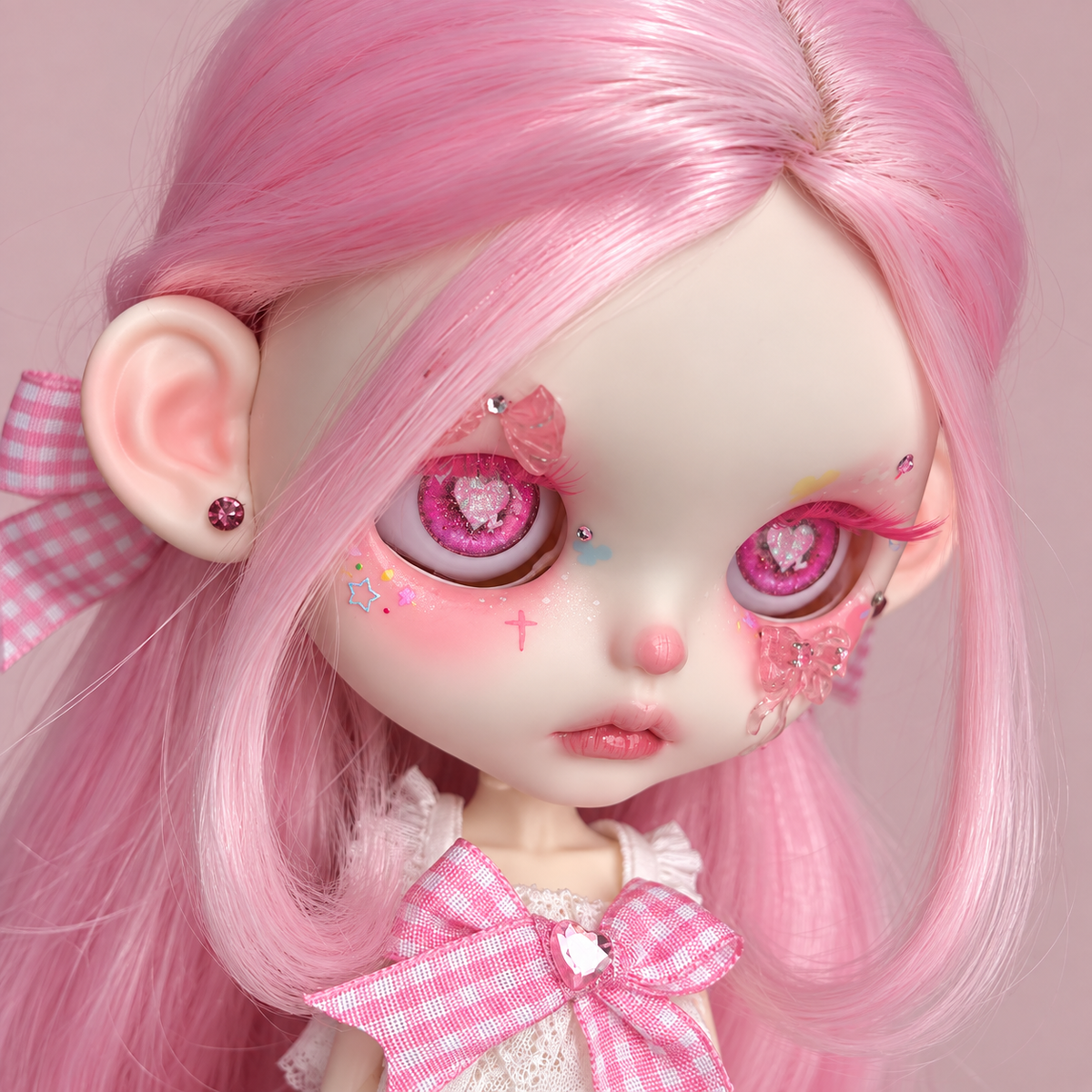 Customized Blythe Doll Full Set – Handmade Doll with Wig, Outfit & 19-Joint Body