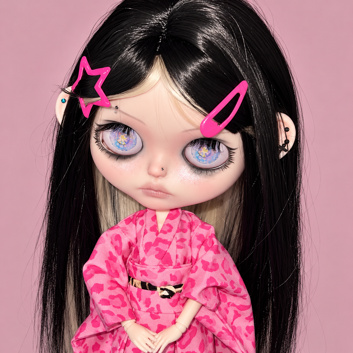 Customized Blythe Doll Full Set – Handmade Doll with Wig, Outfit & 19-Joint Body