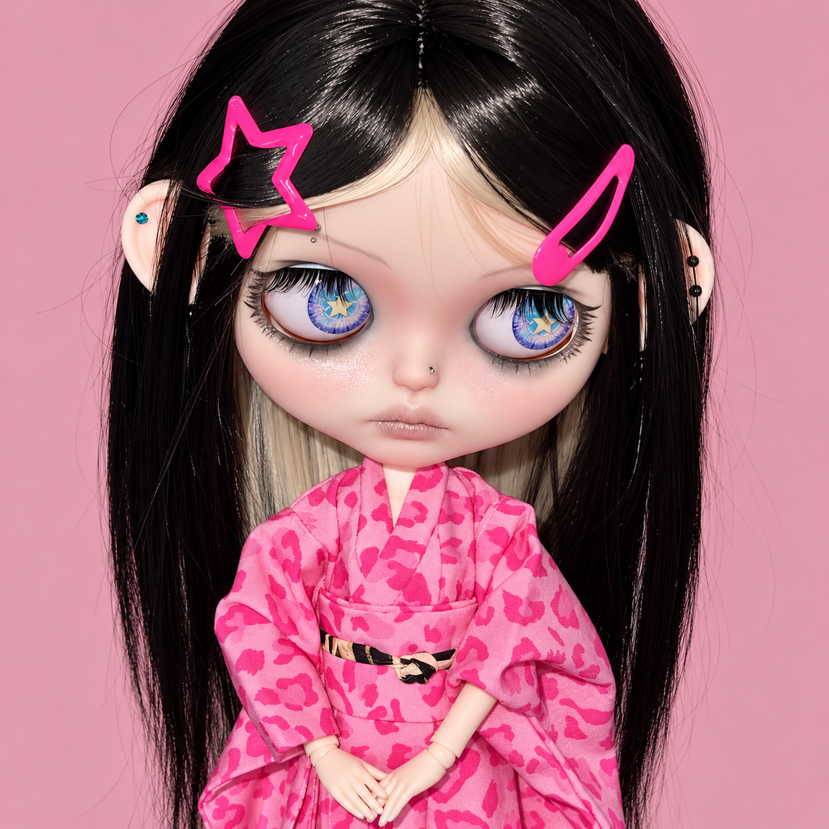 Customized Blythe Doll Full Set – Handmade Doll with Wig, Outfit & 19-Joint Body