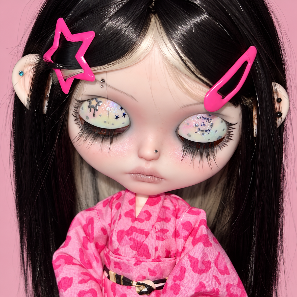 Customized Blythe Doll Full Set – Handmade Doll with Wig, Outfit & 19-Joint Body