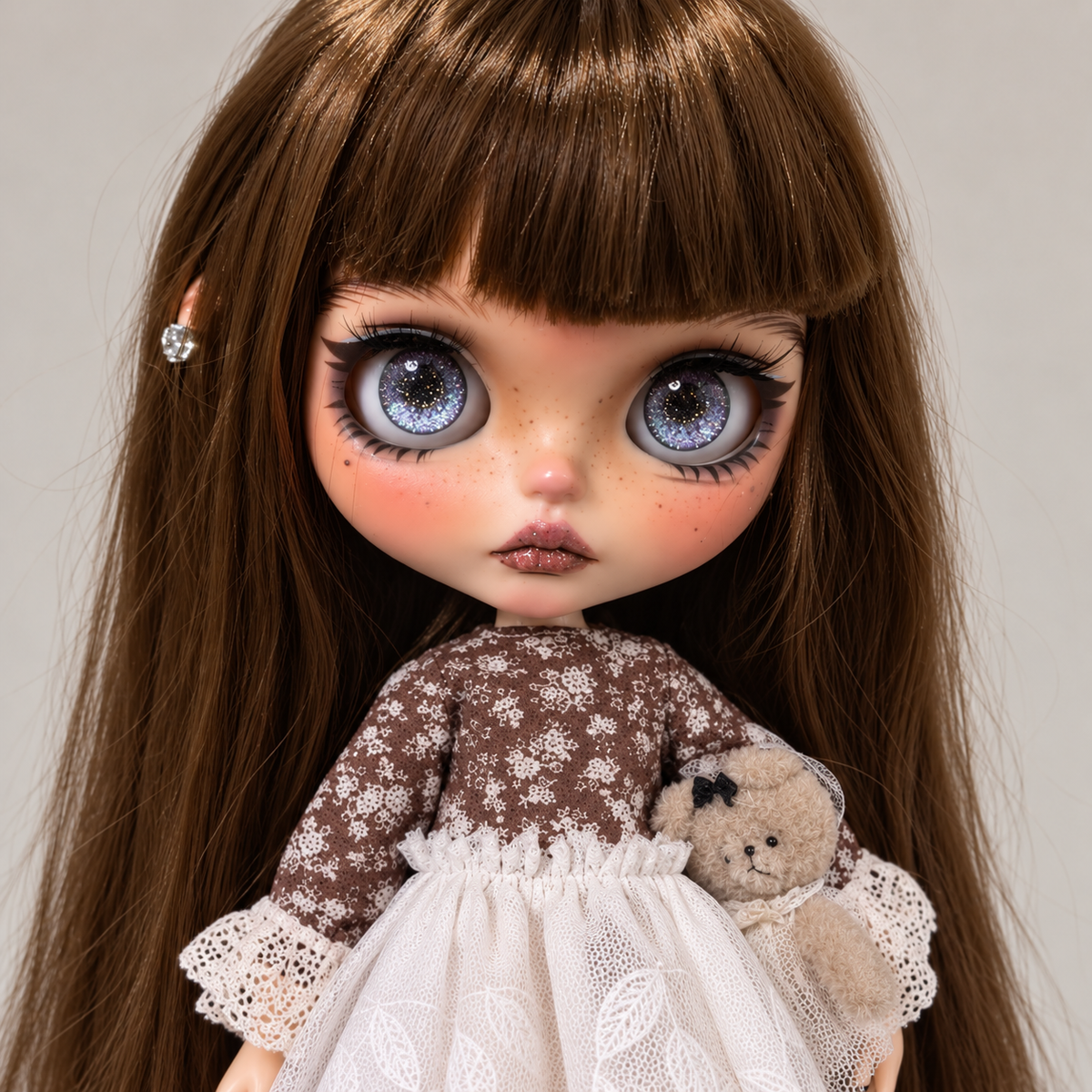 Customized Blythe Doll Full Set – Handmade Doll with Wig, Outfit & 19-Joint Body