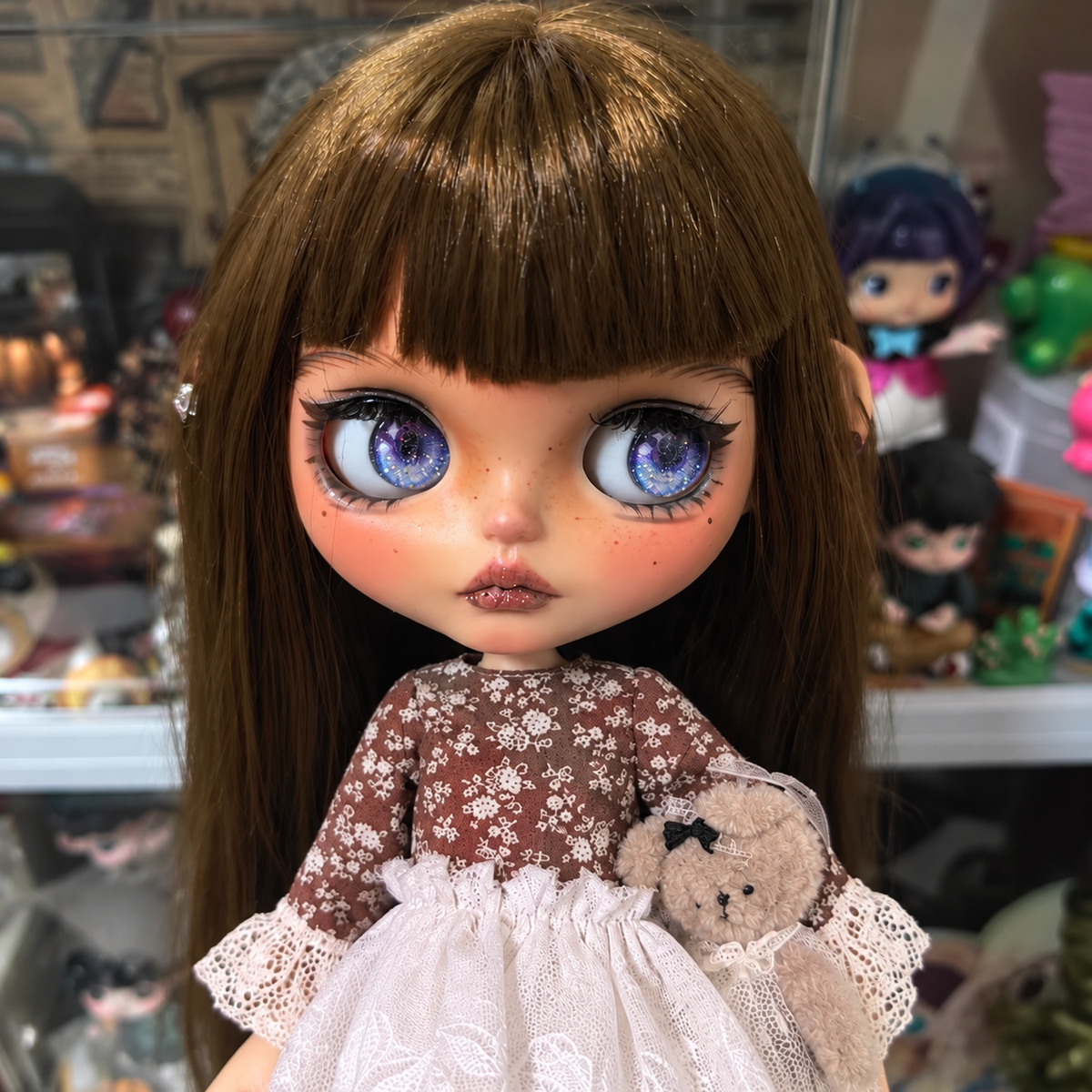 Customized Blythe Doll Full Set – Handmade Doll with Wig, Outfit & 19-Joint Body