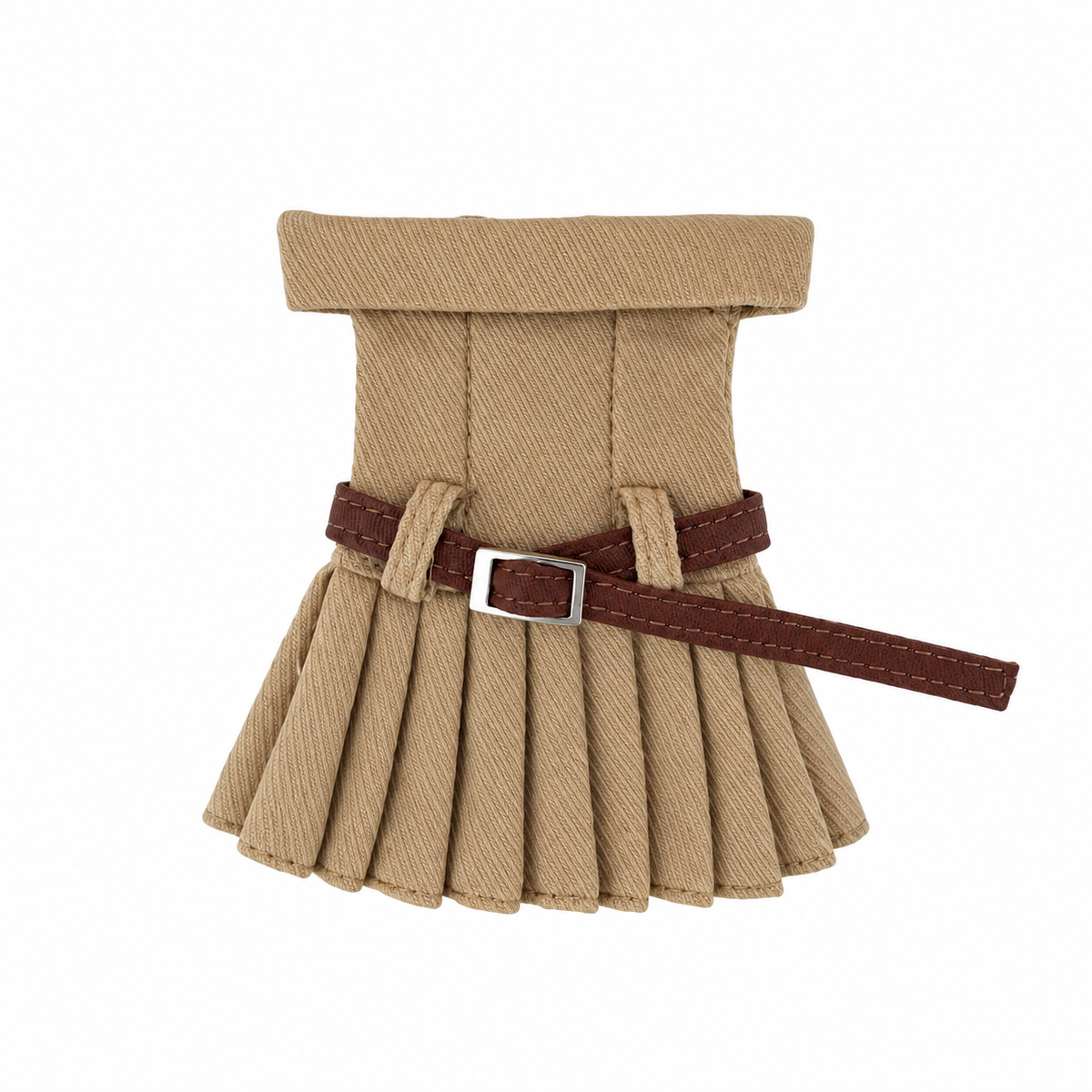 Off Shoulder Pleated Doll Dress with Belt for Blythe OB22 OB24 Dolls