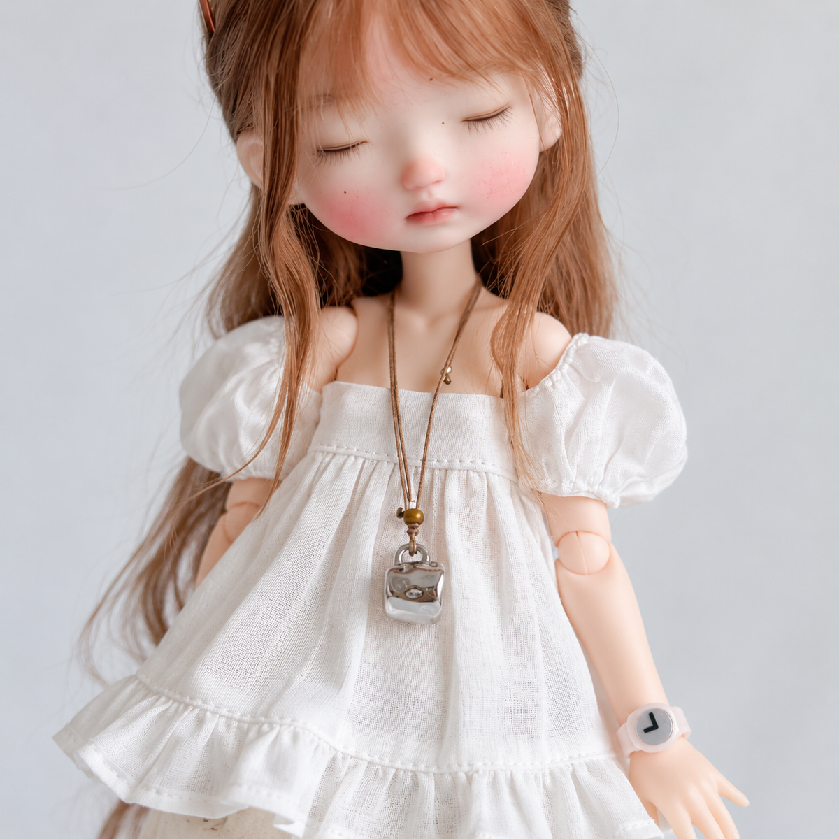 White Puff Sleeve Top & Pants Set for Blythe OB22 OB24 Dolls