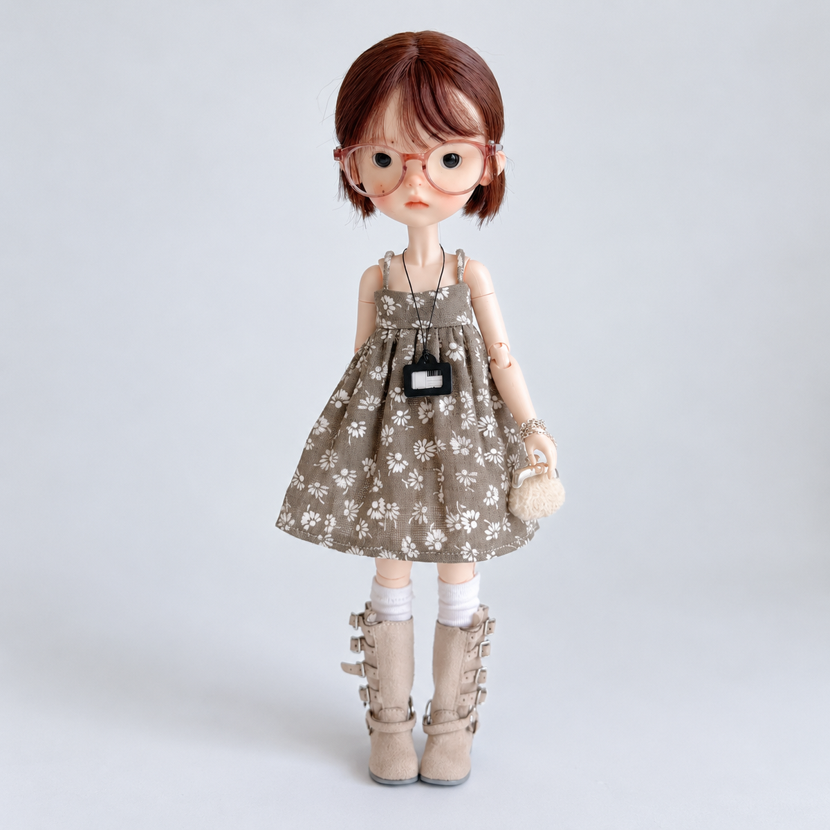 White Puff Sleeve Top & Pants Set for Blythe OB22 OB24 Dolls