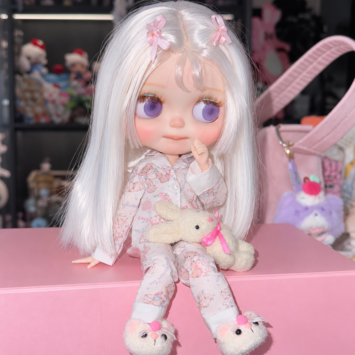 Customized Blythe Doll Full Set – Handmade Doll with Wig, Outfit & 19-Joint Body