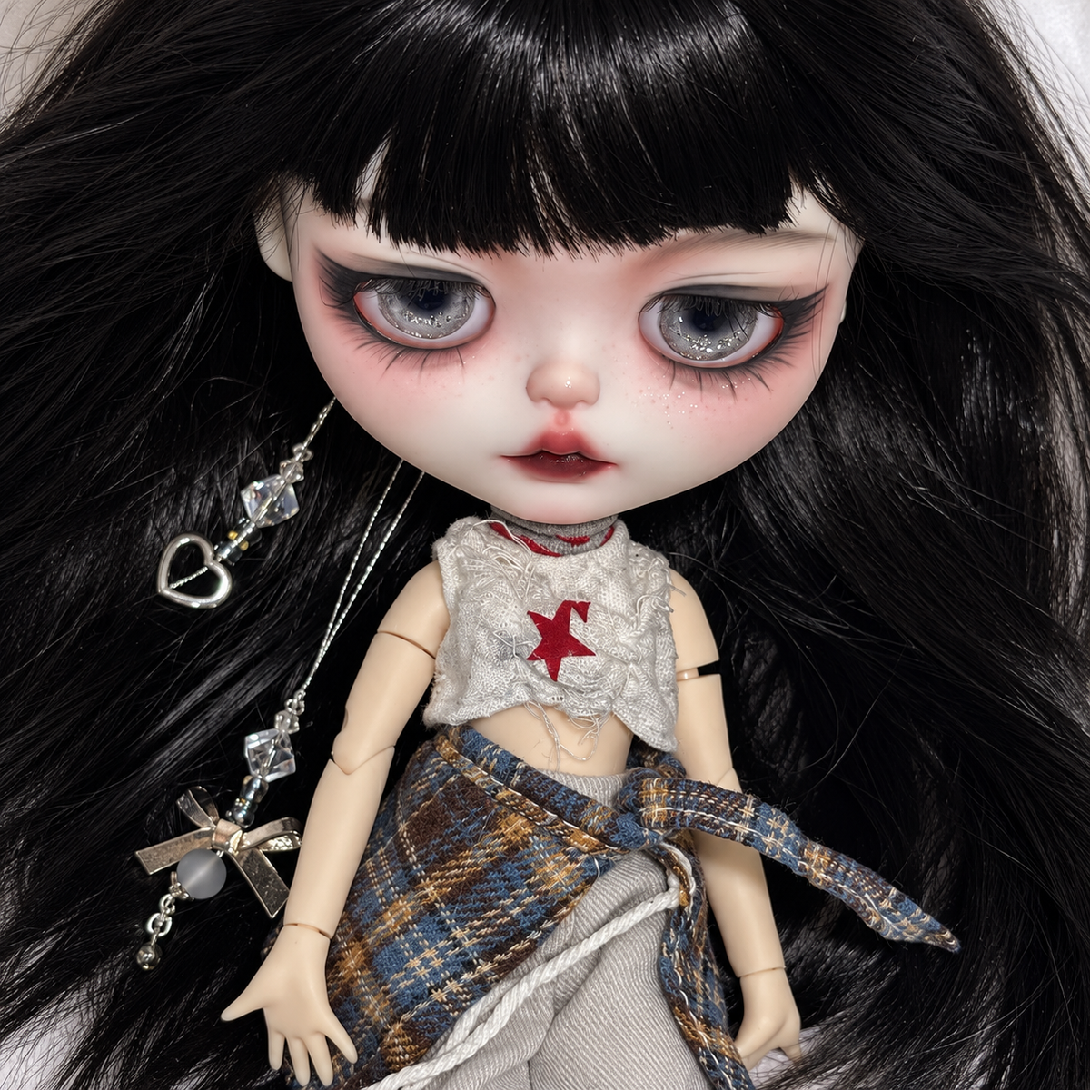 Customized Blythe Doll Full Set – Handmade Doll with Wig, Outfit & 19-Joint Body