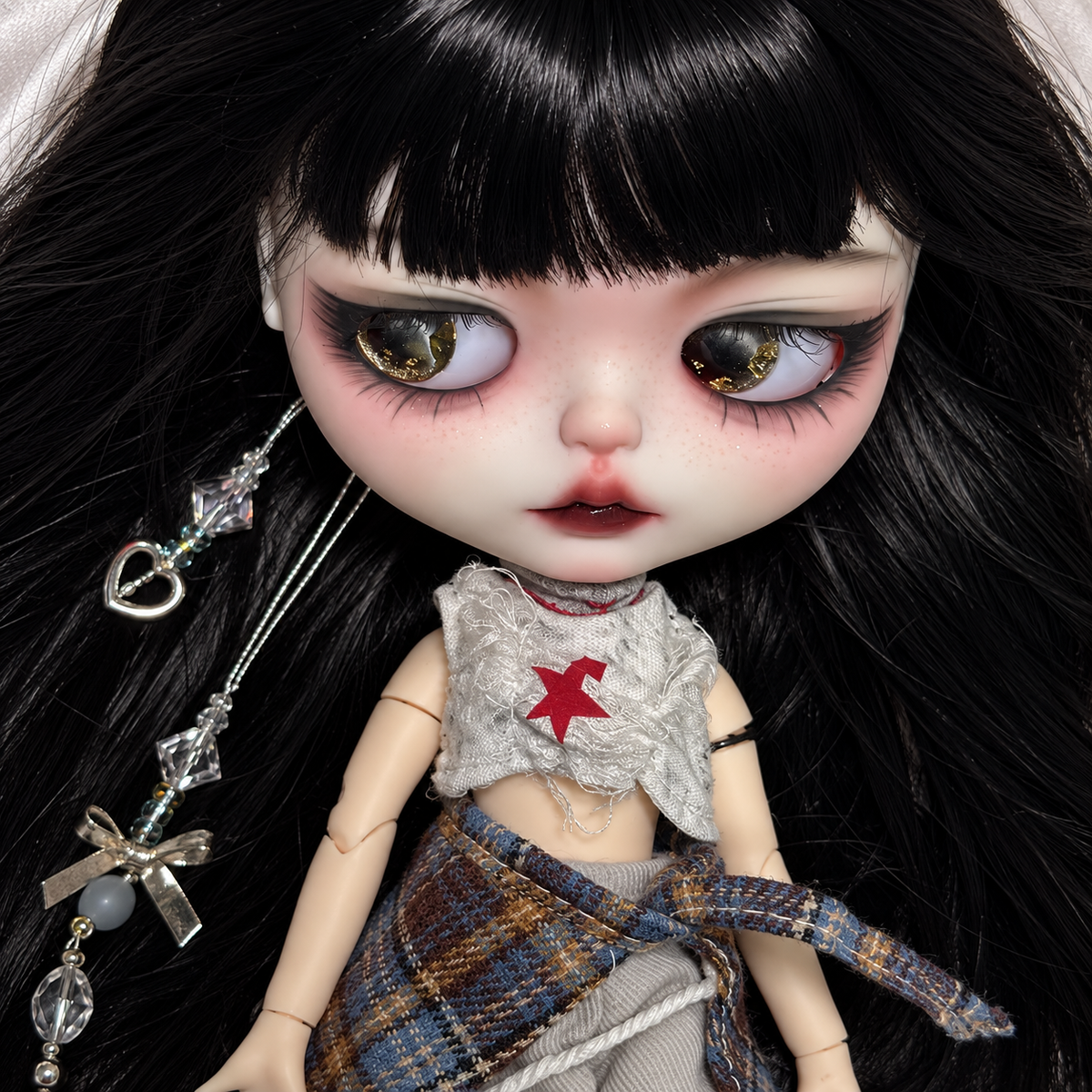Customized Blythe Doll Full Set – Handmade Doll with Wig, Outfit & 19-Joint Body