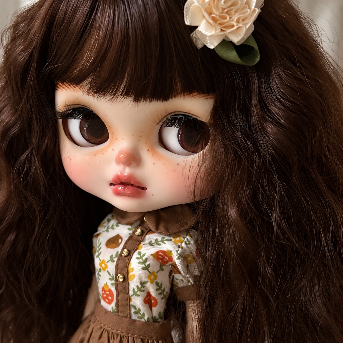 Customized Blythe Doll Full Set – Handmade Doll with Wig, Outfit &19-Joint Body