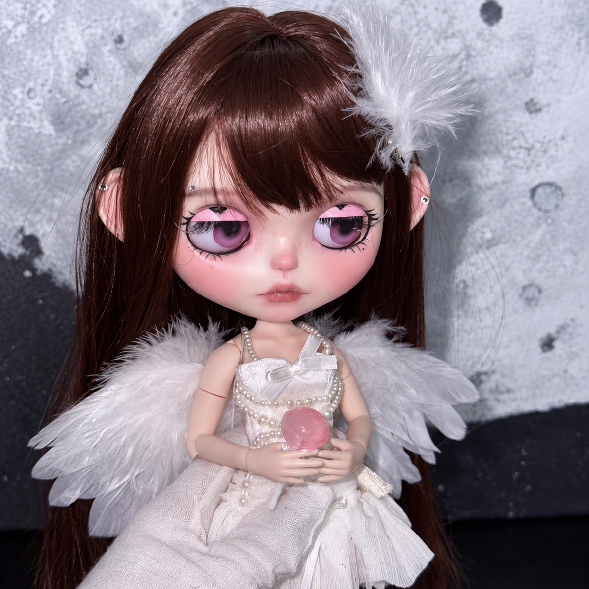 Customized Blythe Doll Full Set – Handmade Doll with Wig, Outfit & 19-Joint Body