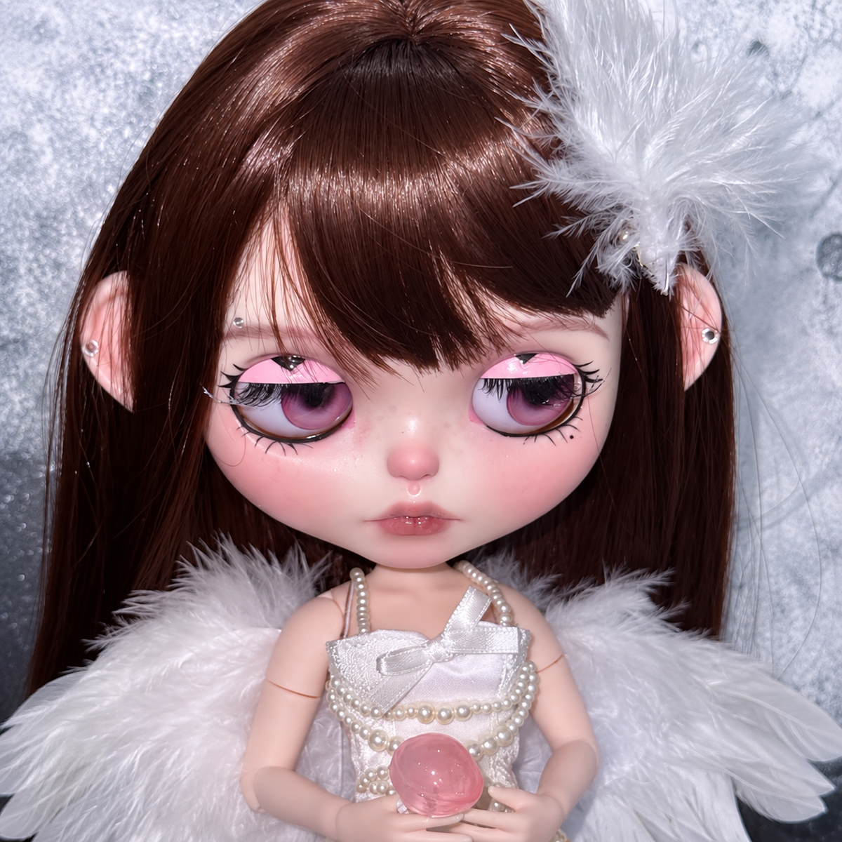 Customized Blythe Doll Full Set – Handmade Doll with Wig, Outfit & 19-Joint Body