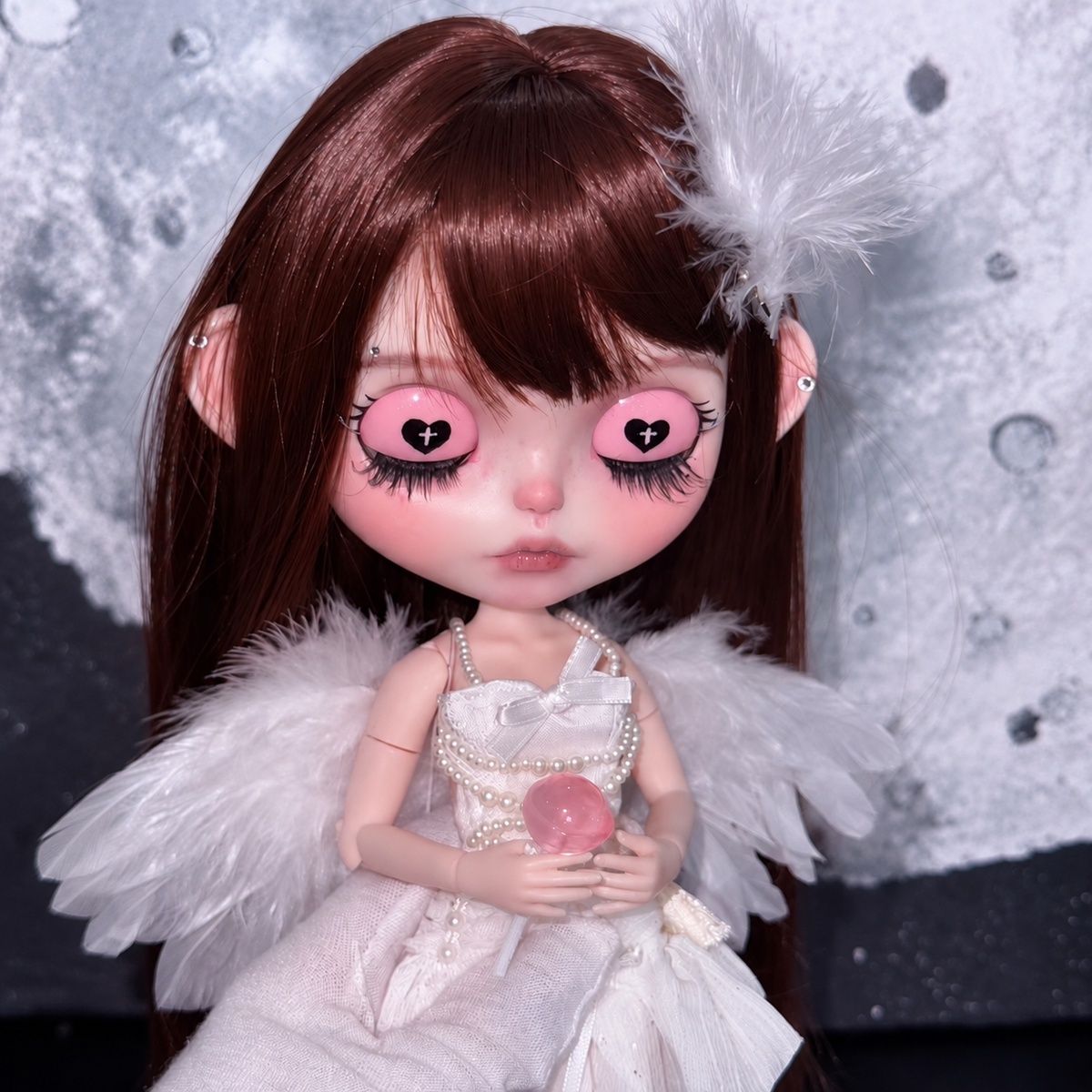 Customized Blythe Doll Full Set – Handmade Doll with Wig, Outfit & 19-Joint Body