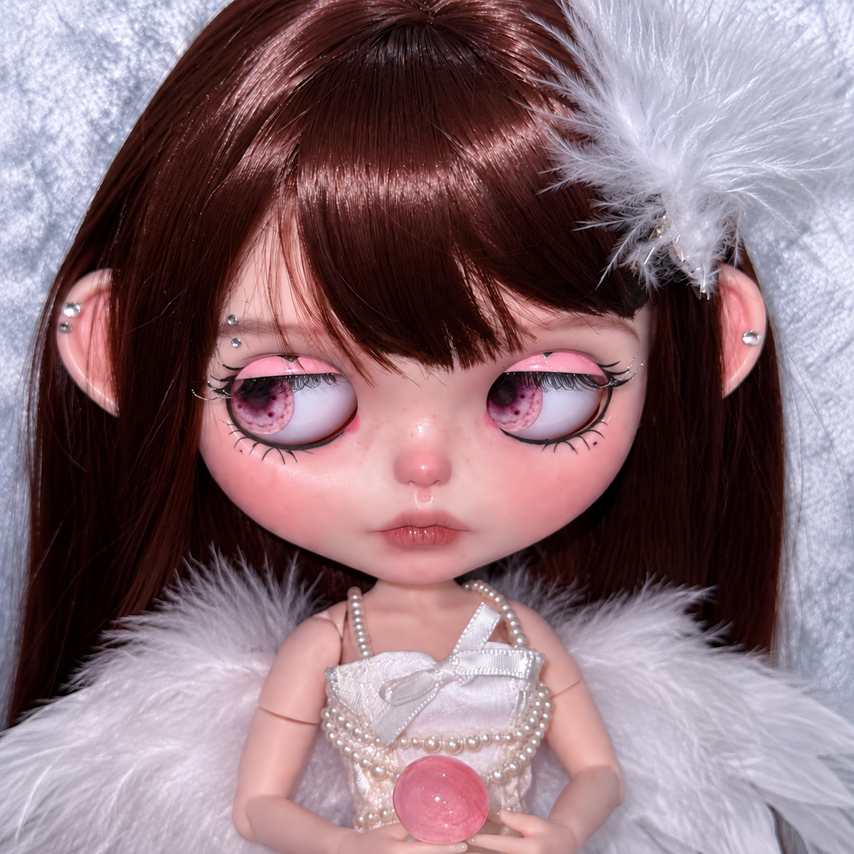 Customized Blythe Doll Full Set – Handmade Doll with Wig, Outfit & 19-Joint Body
