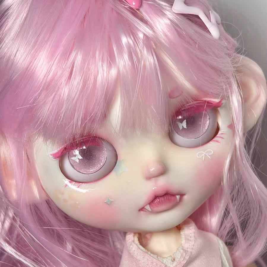 Customized Blythe Doll Full Set – Handmade Doll with Wig, Outfit & 19-Joint Body