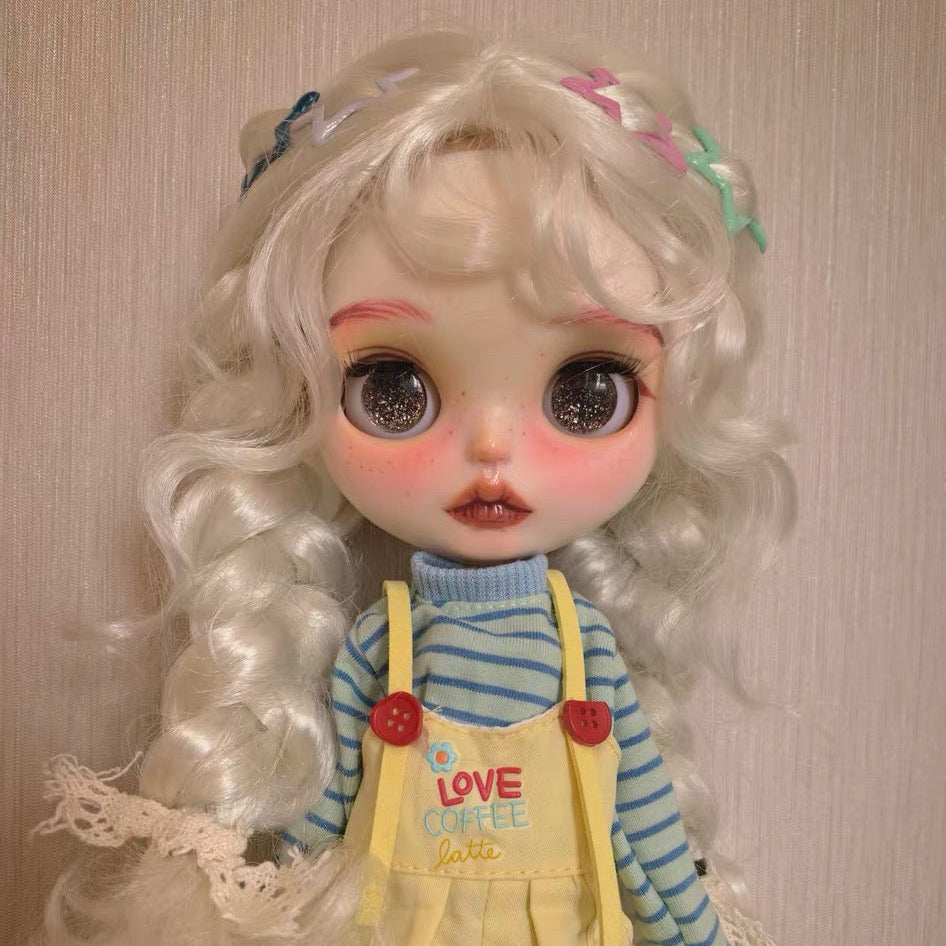Customized Blythe Doll Full Set – Handmade Doll with Wig, Outfit & 19-Joint Body