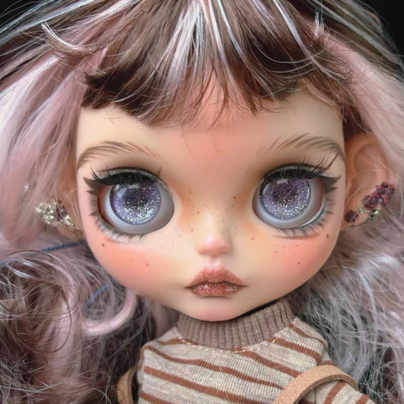 Customized Blythe Doll Full Set – Handmade Doll with Wig, Outfit & 19-Joint Body